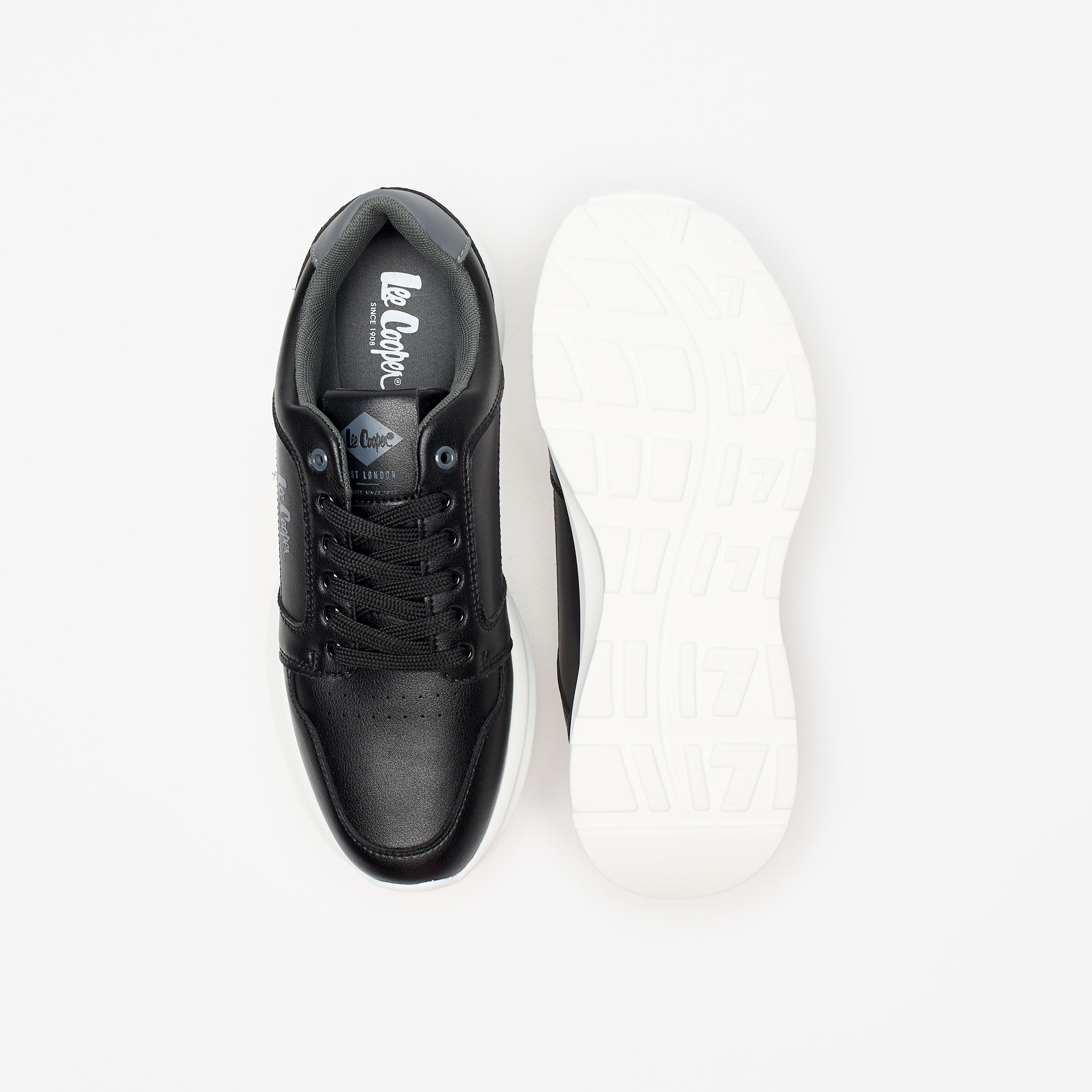 حذاء سنيكرز بكاحل منخفض ورباط إغلاق للرجال من لي كوبر-men-shoes-sneakers-image-4