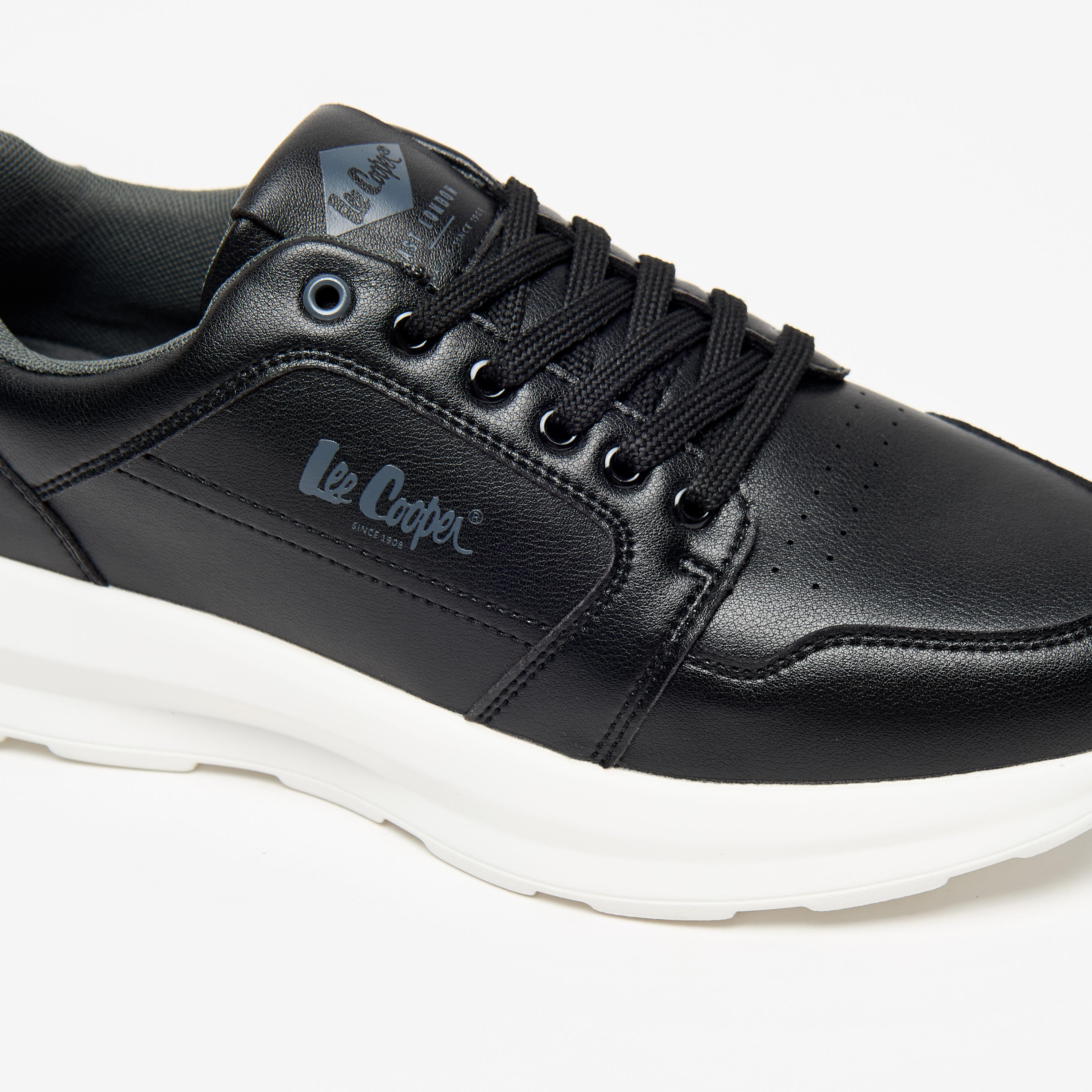 Lee Cooper Men's Lace-Up Low Ankle Sneakers-men-shoes-sneakers-image-5