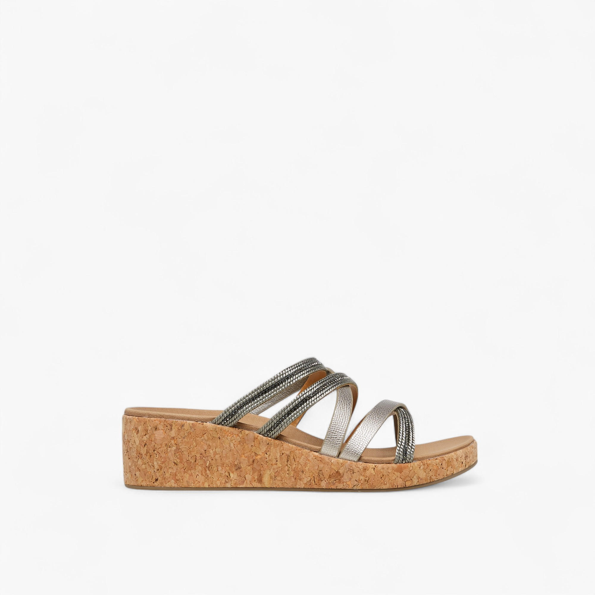 Le Confort Embellished Strappy Slip-On Sandals with Wedge Heels-women-shoes-heels-image-3