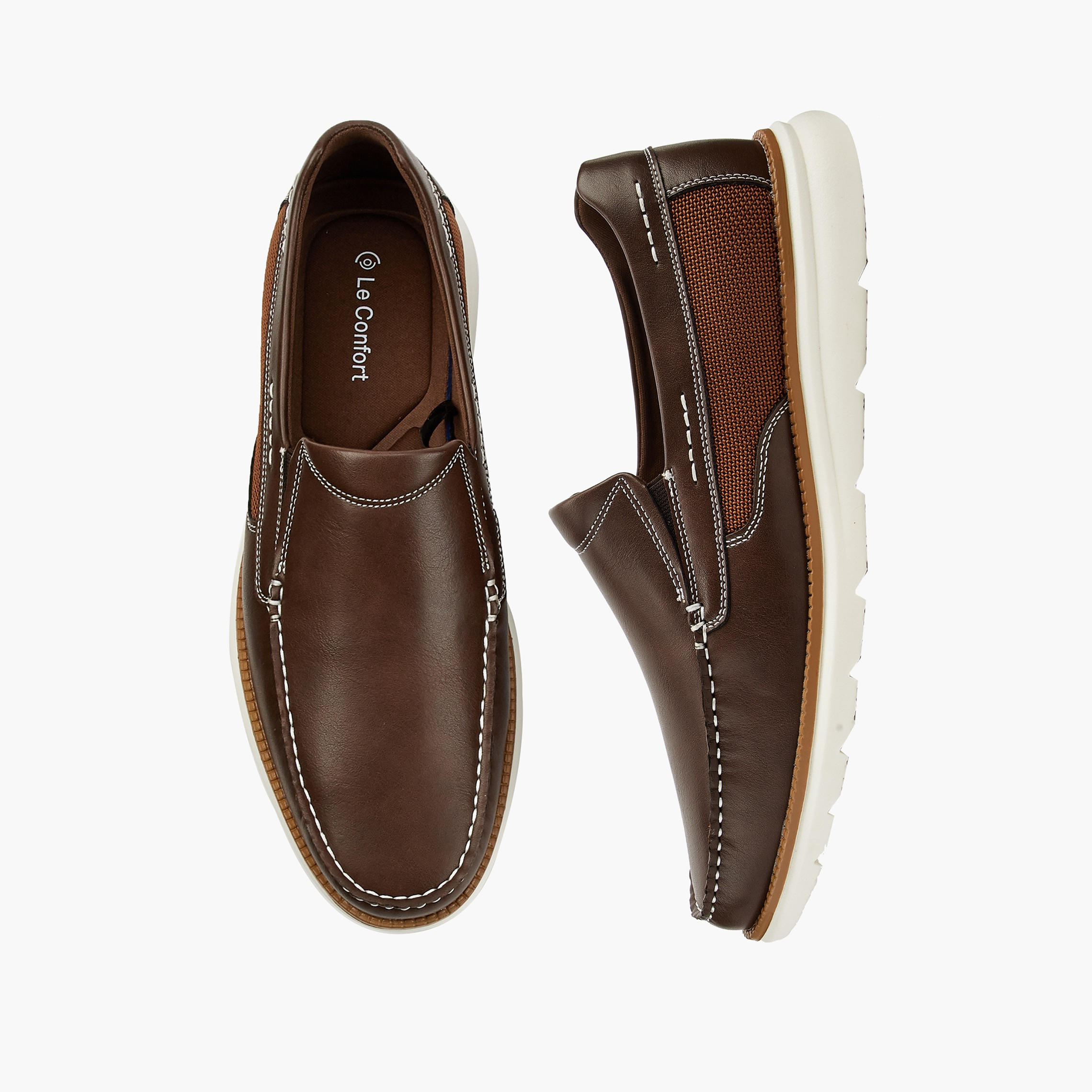 حذاء لوفر مريح سهل الارتداء للرجال من لو كونفورت-men-shoes-loafersandmoccasins-image-1