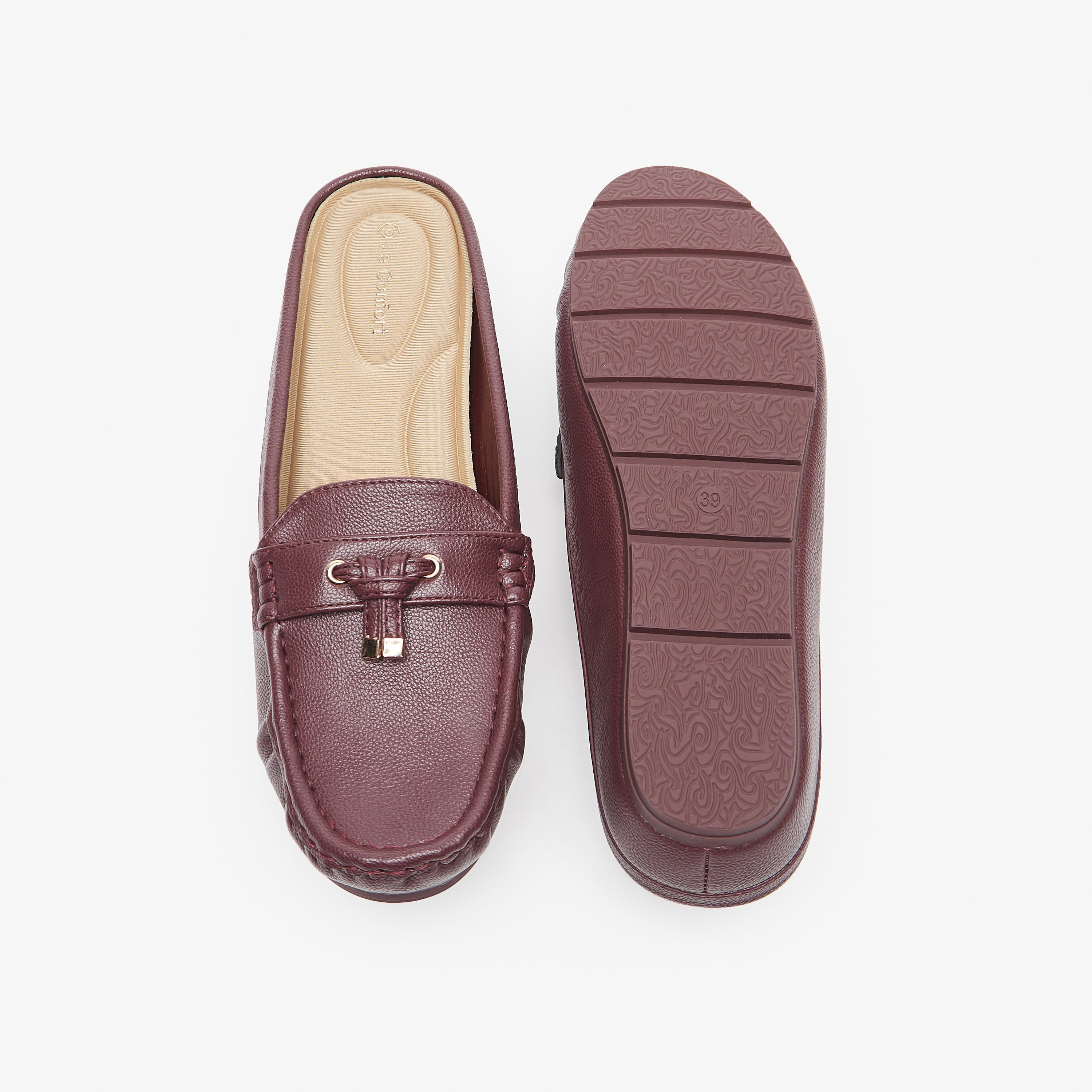 Le Confort Wedge Heel Slip-On Mules-women-shoes-flats-mules-image-4