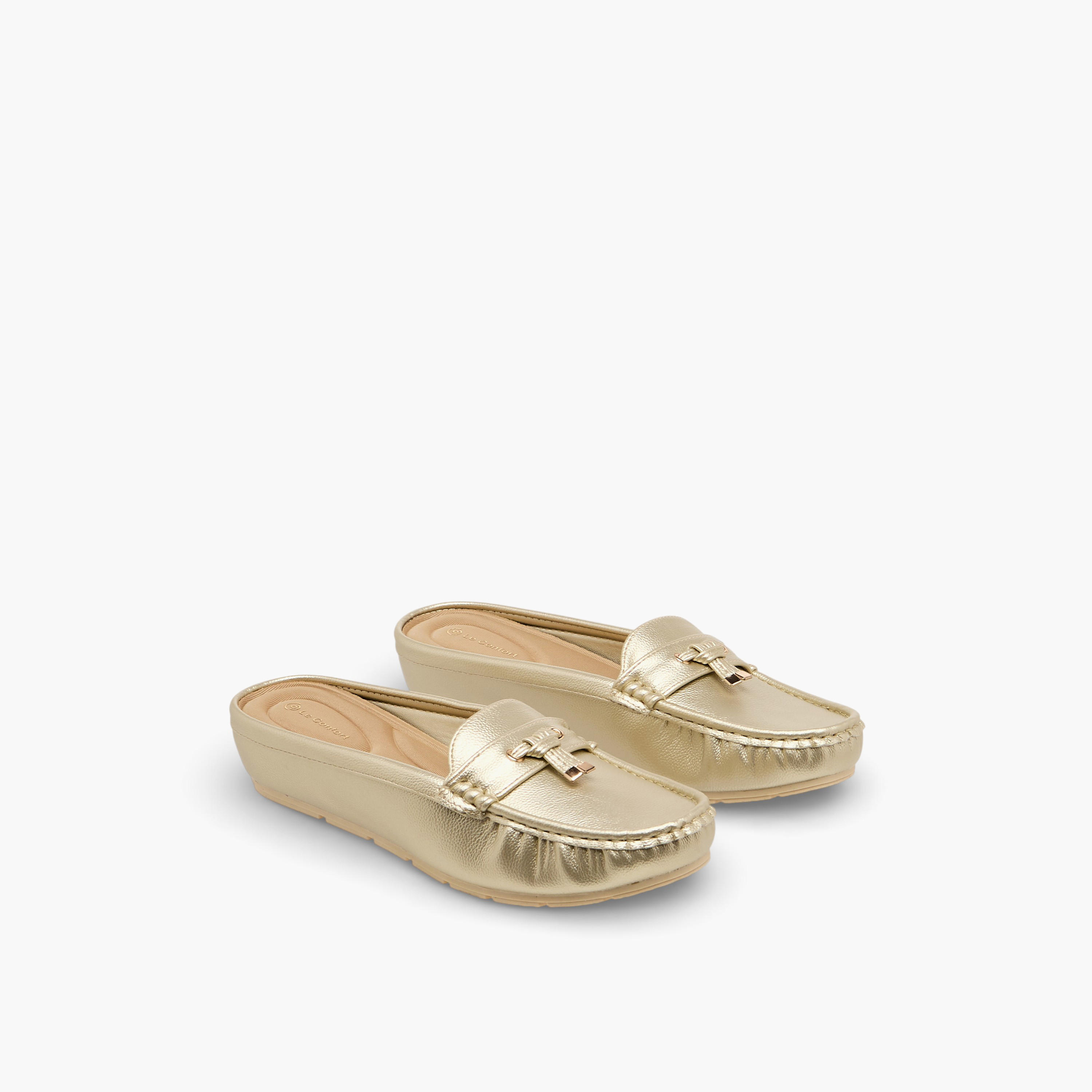 Le Confort Wedge Heel Slip-On Mules-women-shoes-flats-mules-image-1