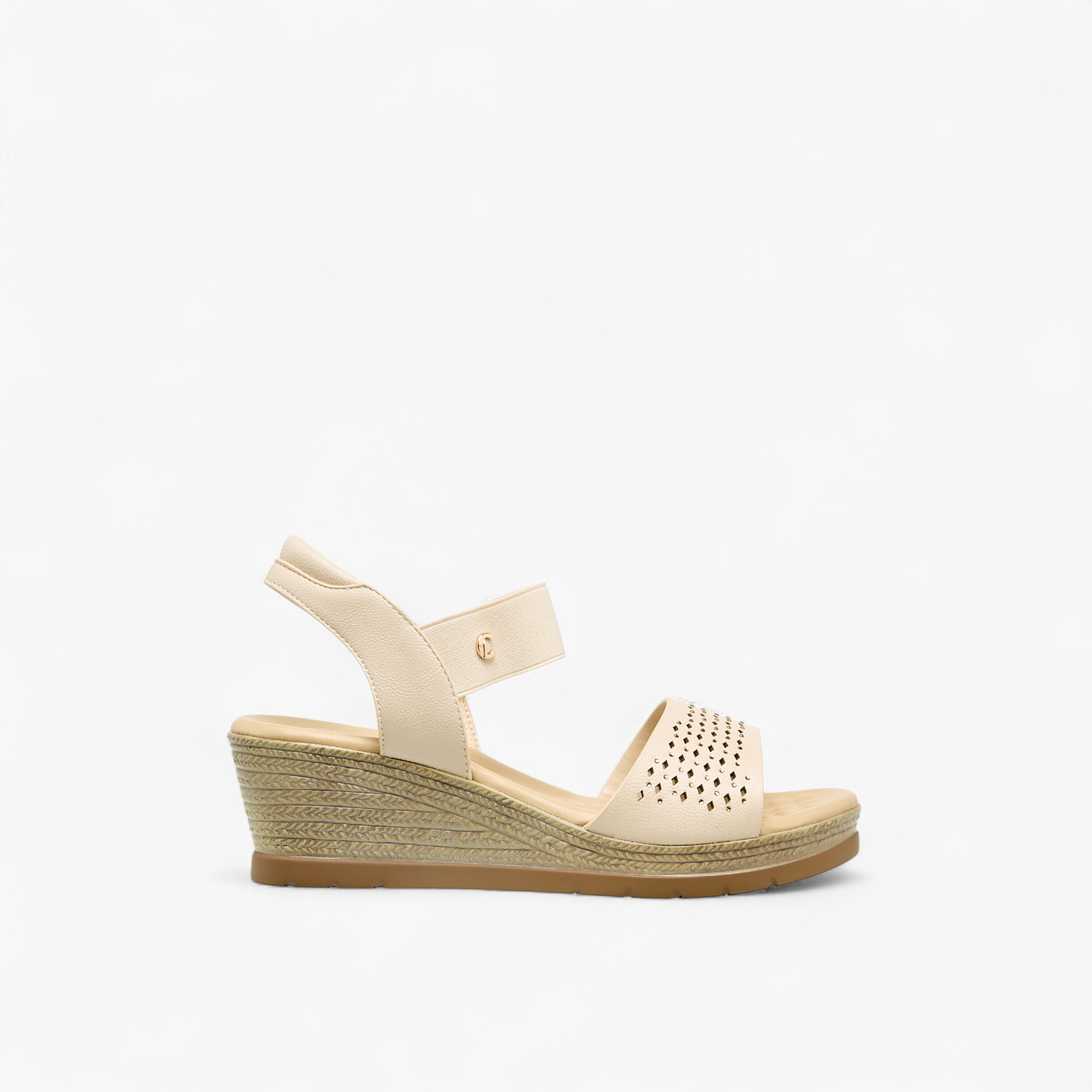 Le Confort Women Wedge Heel Slingback Sandals-women-shoes-sandals-heeled-image-3