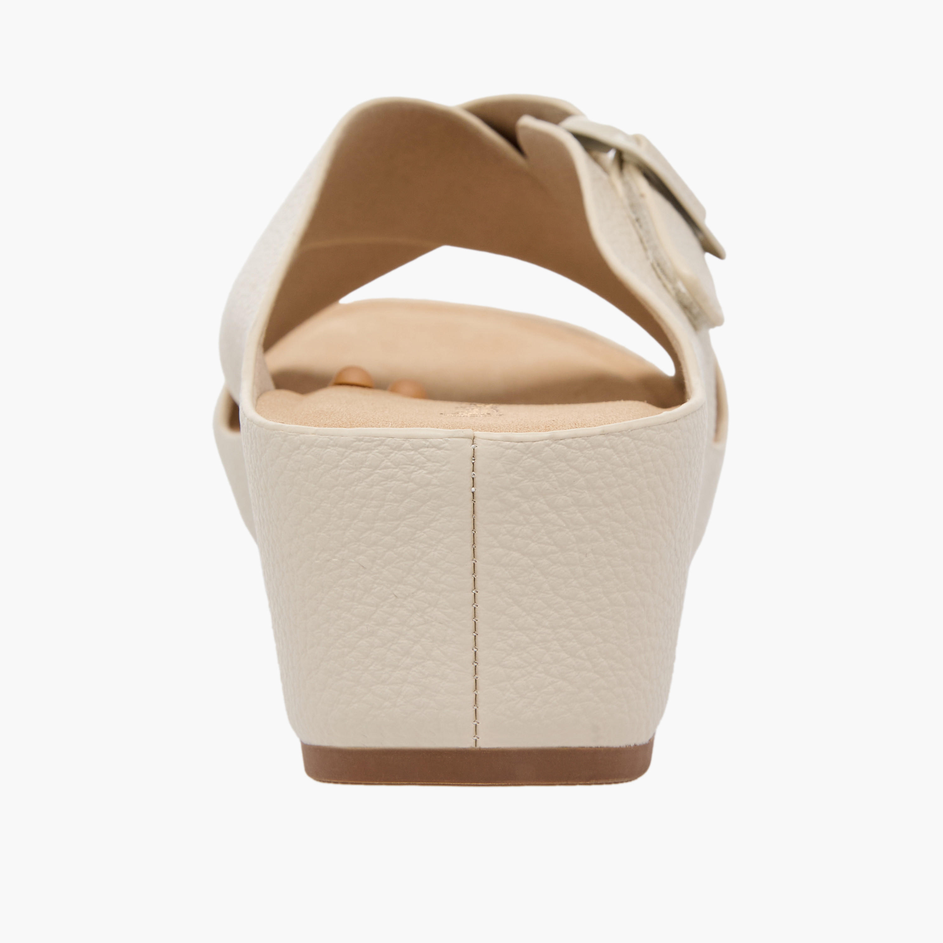 صندل بارز الملمس بكعب ويدج وأحزمة متقاطعة للنساء من لو كونفورت-women-shoes-sandals-heeled-image-8