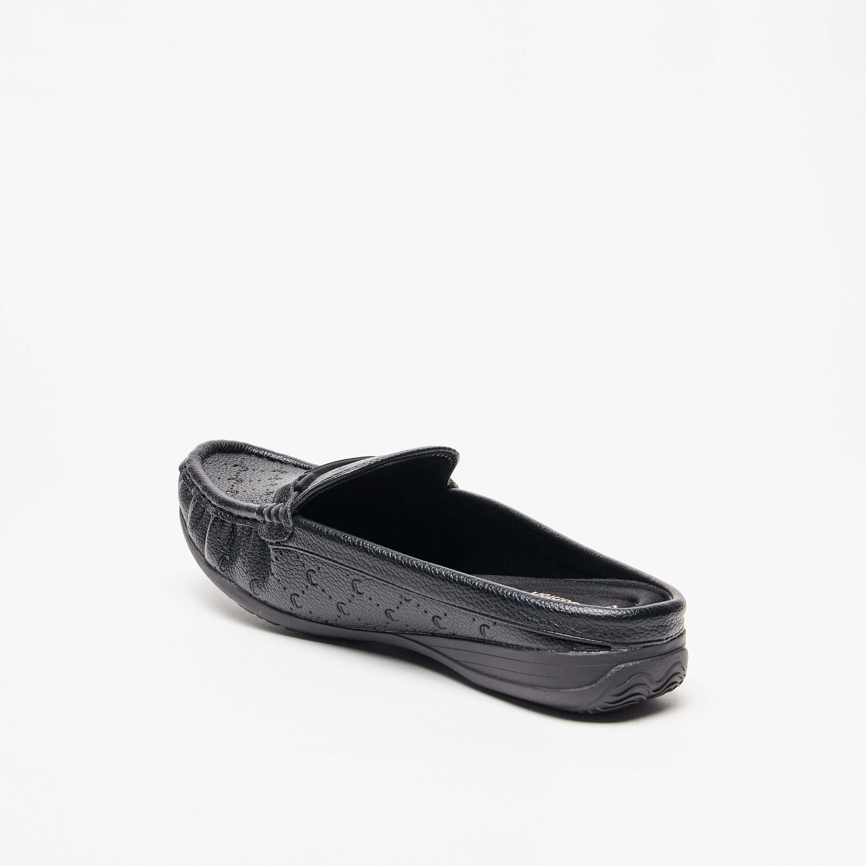 Le Confort Monogram Embossed Slip-On Mules-women-shoes-flats-mules-image-2
