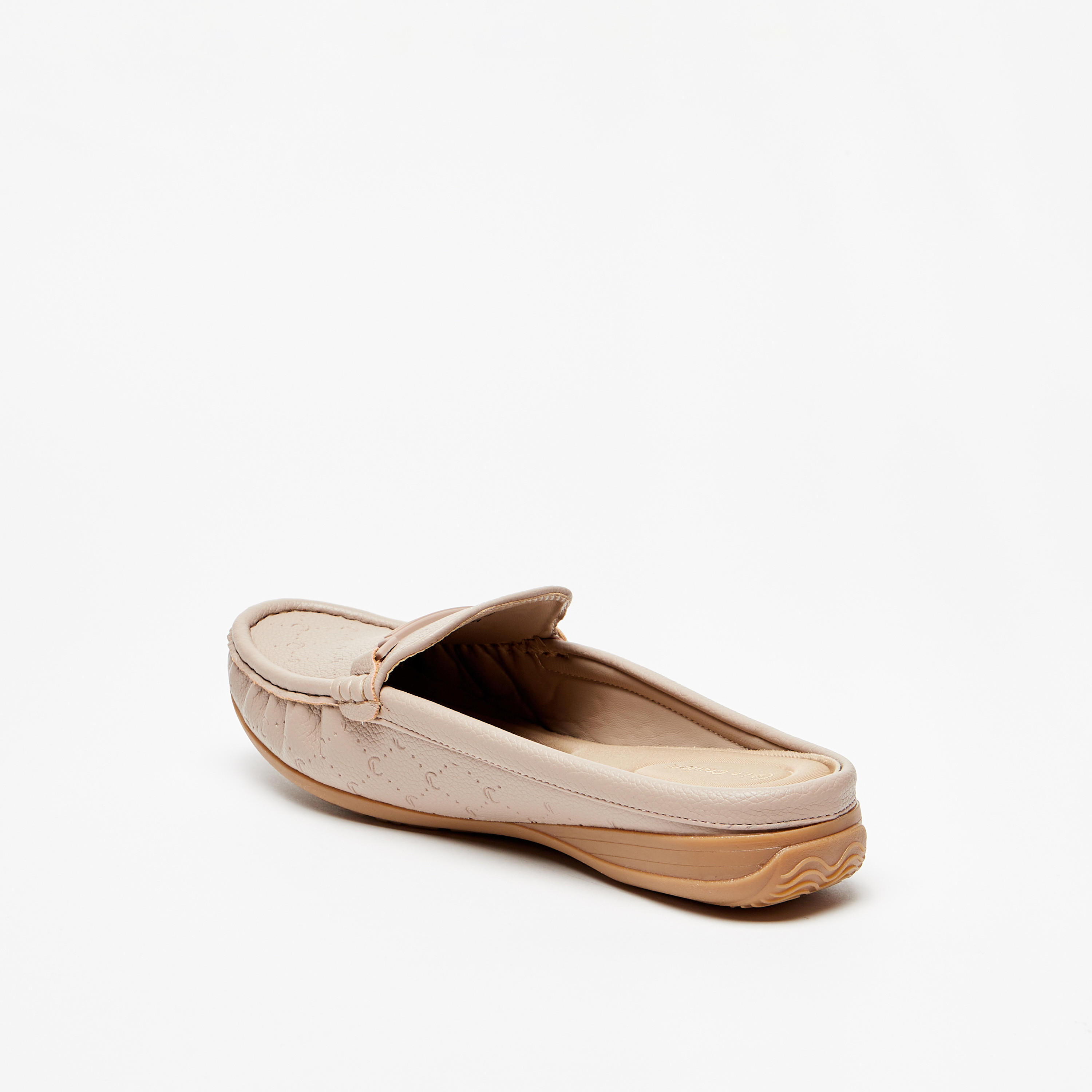 Le Confort Monogram Embossed Slip-On Mules-women-shoes-flats-mules-image-8