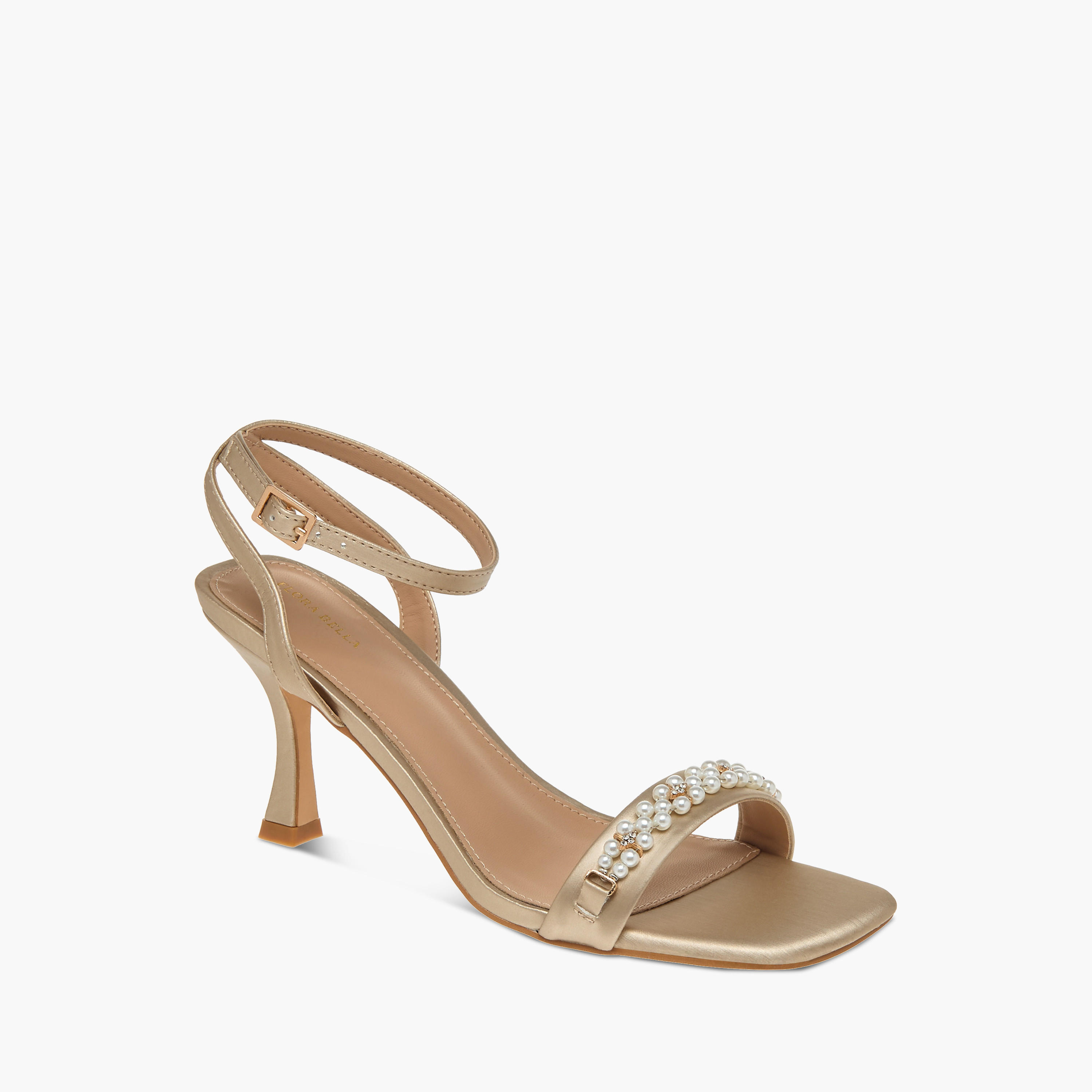 Flora Bella Pearl Embellished Slip-On Stiletto Sandals with Buckle Closure-women-shoes-sandals-heeled-image-2