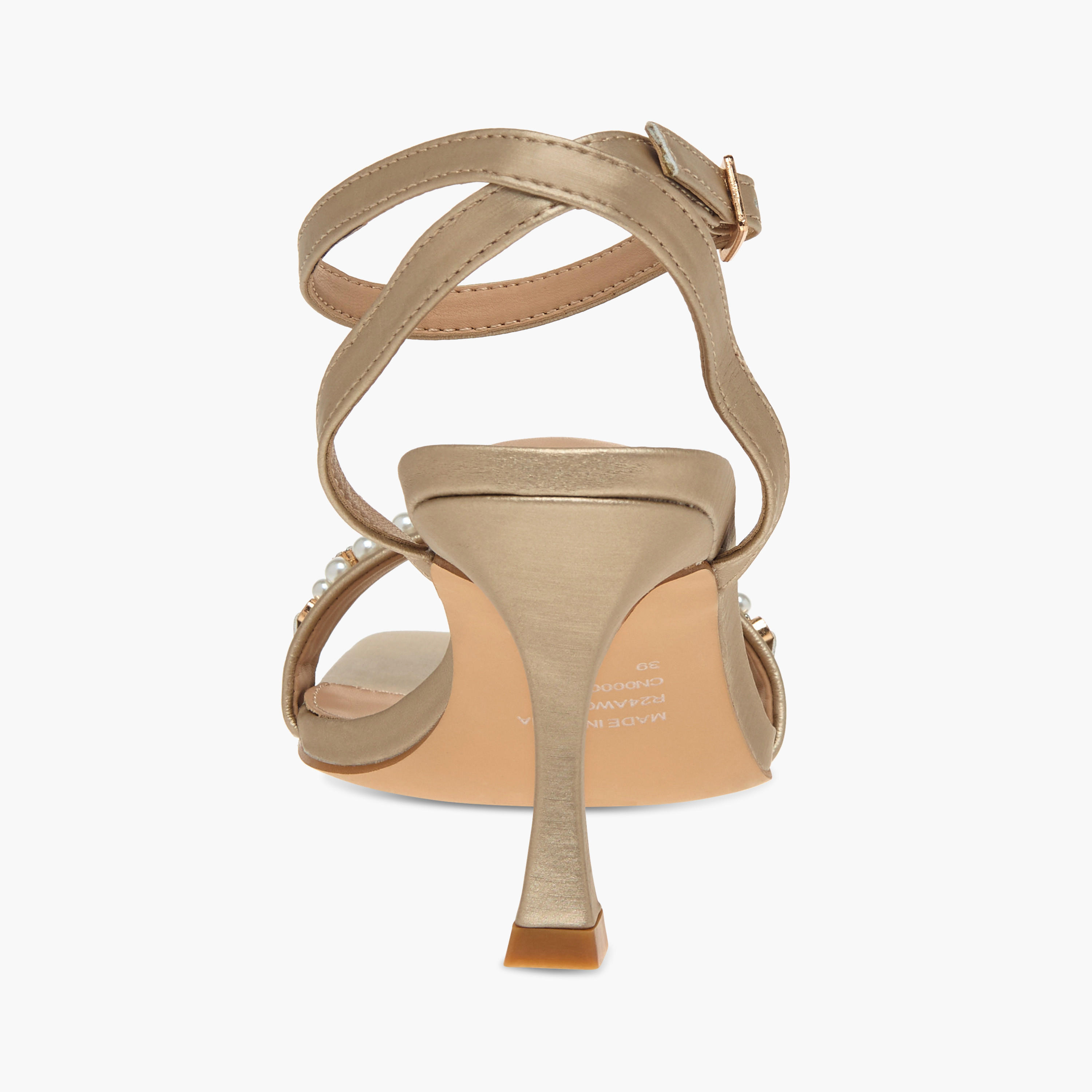 Flora Bella Pearl Embellished Slip-On Stiletto Sandals with Buckle Closure-women-shoes-sandals-heeled-image-5