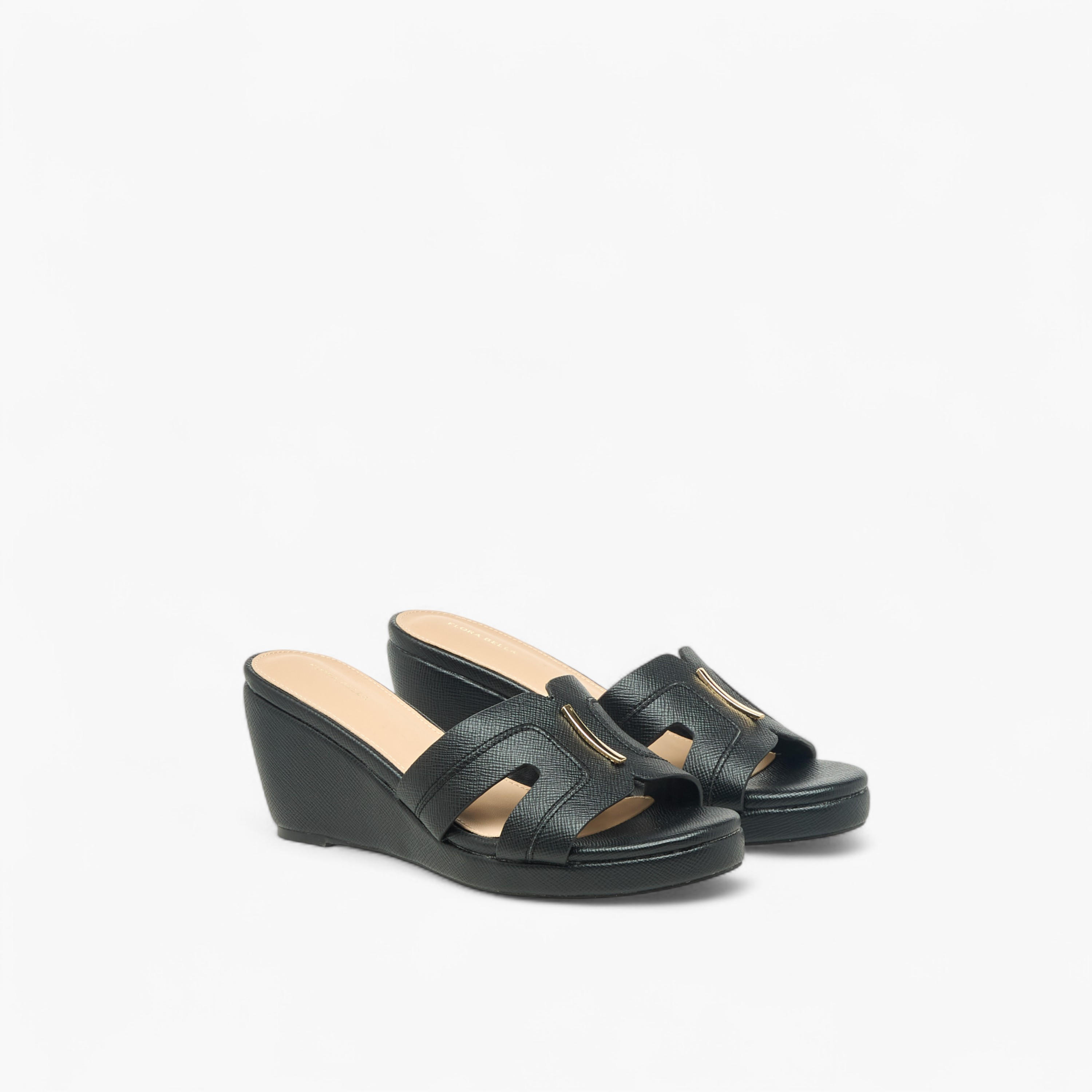 Flora Bella Womens Cutout Detail Wedge Heel Sandals-women-shoes-sandals-heeled-image-1