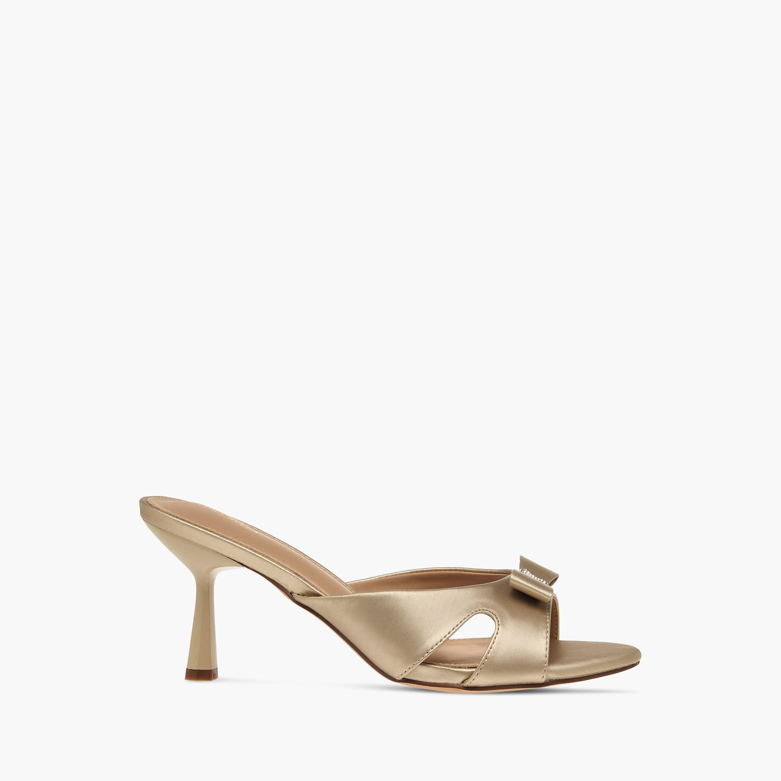 Flora Bella Bow Accent Slip-On Sandals with Stiletto Heels-women-shoes-sandals-heeled-image-3