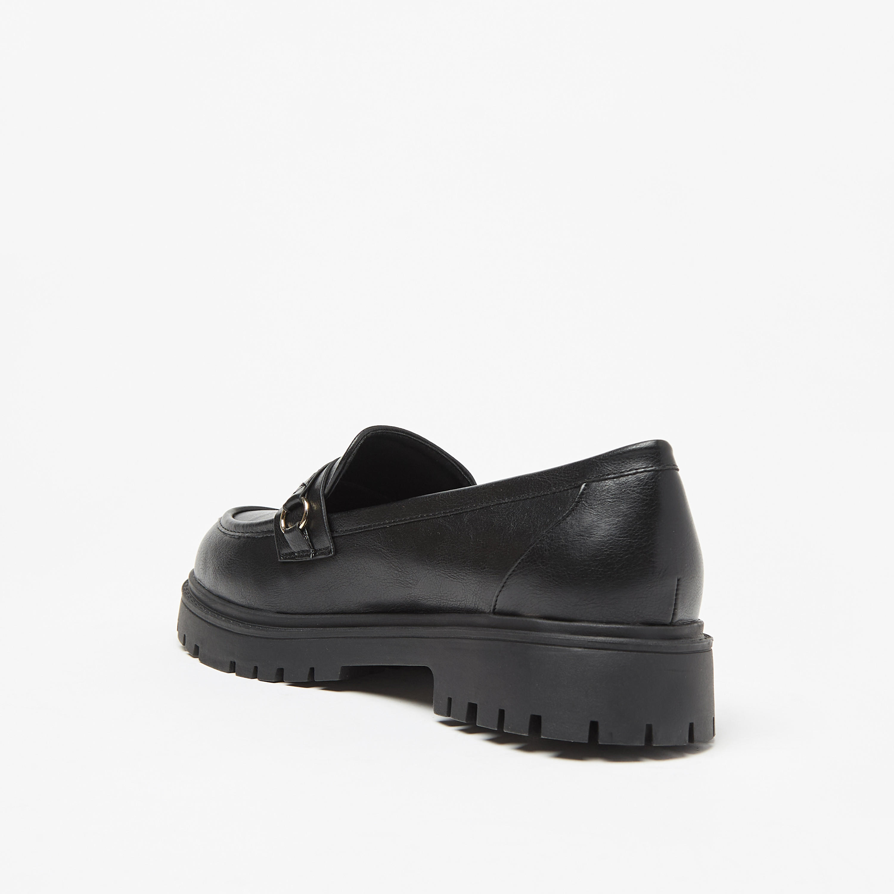 حذاء تشانكي سهل الارتداء بزينة ميتاليك من فلورا بيلا-women-shoes-flats-loafers-image-2