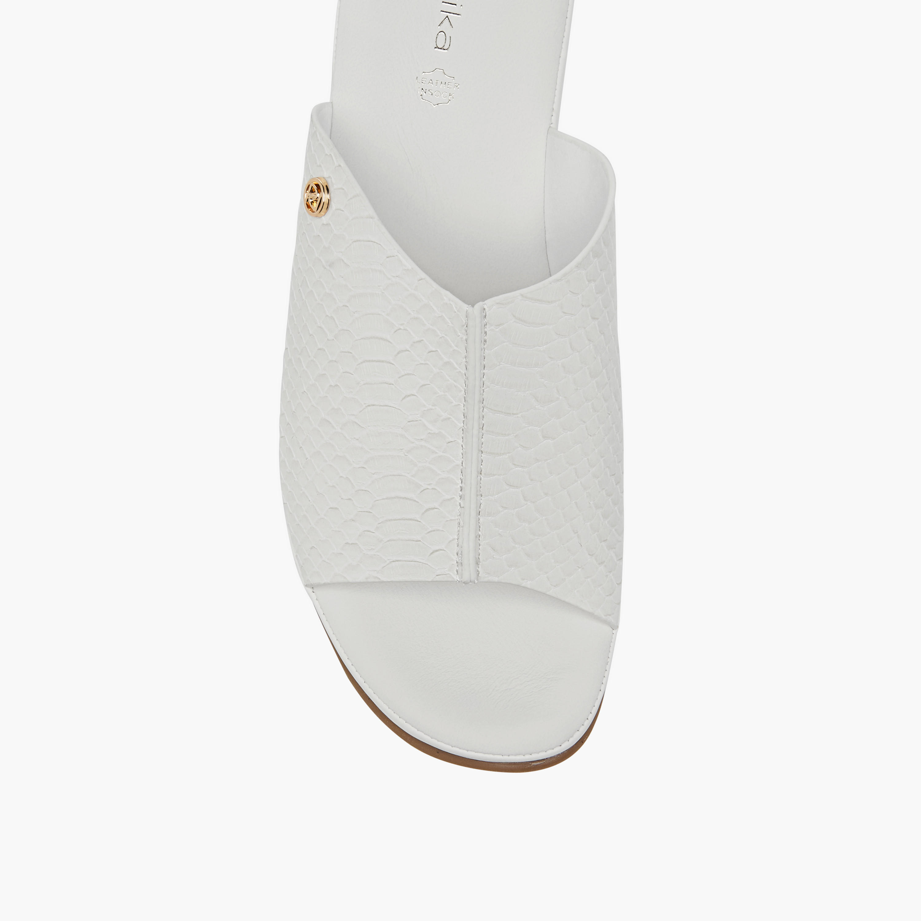 Paprika Textured Slip-On Comfort Sandals with Wedge Heel-women-shoes-sandals-heeled-image-4