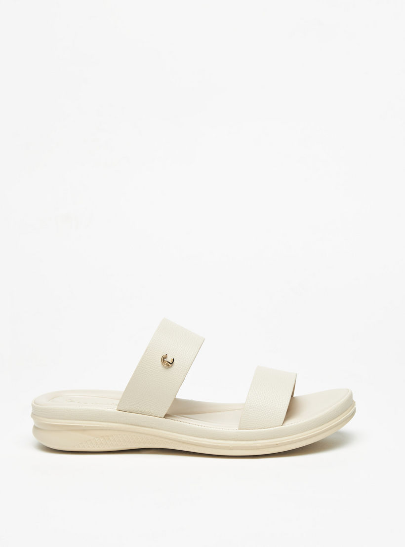 صندل سهل الارتداء بارز الملمس بمقدمة مفتوحة من لو كونفورت-women-shoes-flats-sandals-image-3