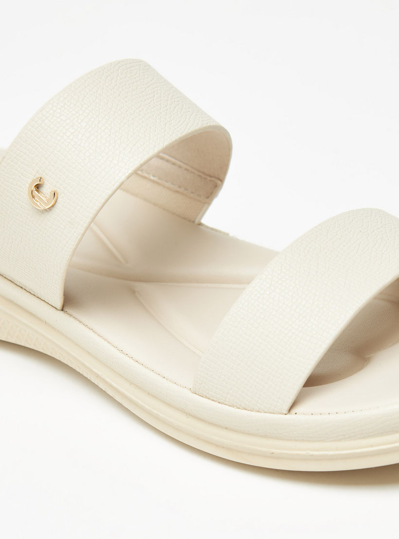 صندل سهل الارتداء بارز الملمس بمقدمة مفتوحة من لو كونفورت-women-shoes-flats-sandals-image-5