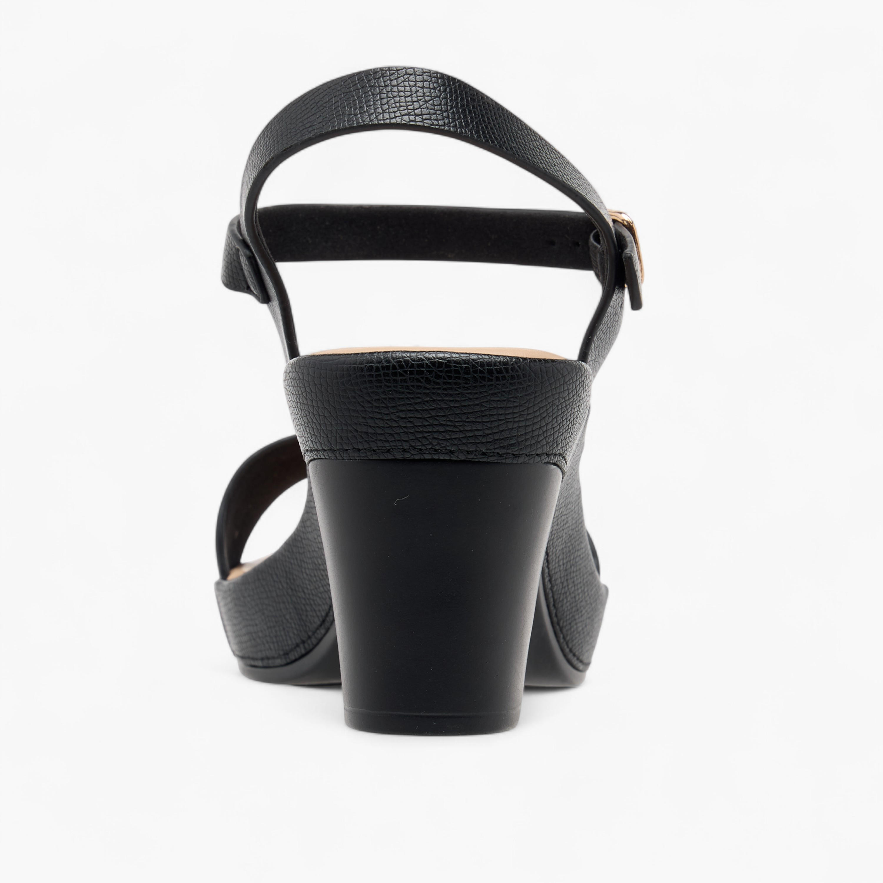 Le Confort Textured Strap Sandals with Block Heel-women-shoes-sandals-heeled-image-5