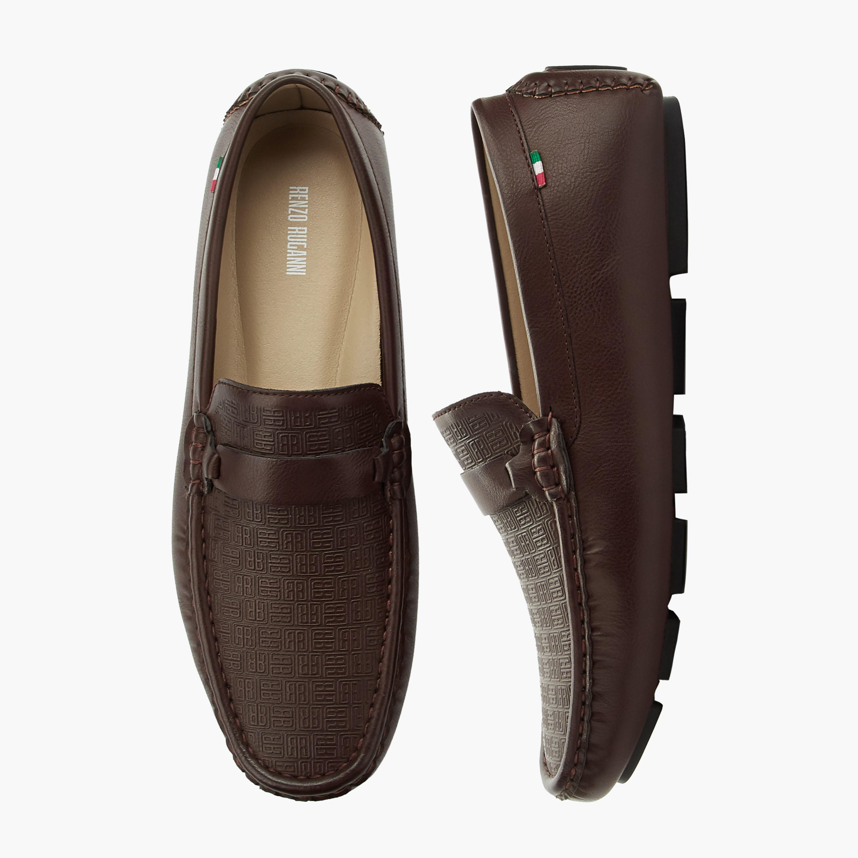 Renzo Ruganni Men Slip-On Moccasins-men-shoes-loafersandmoccasins-image-1