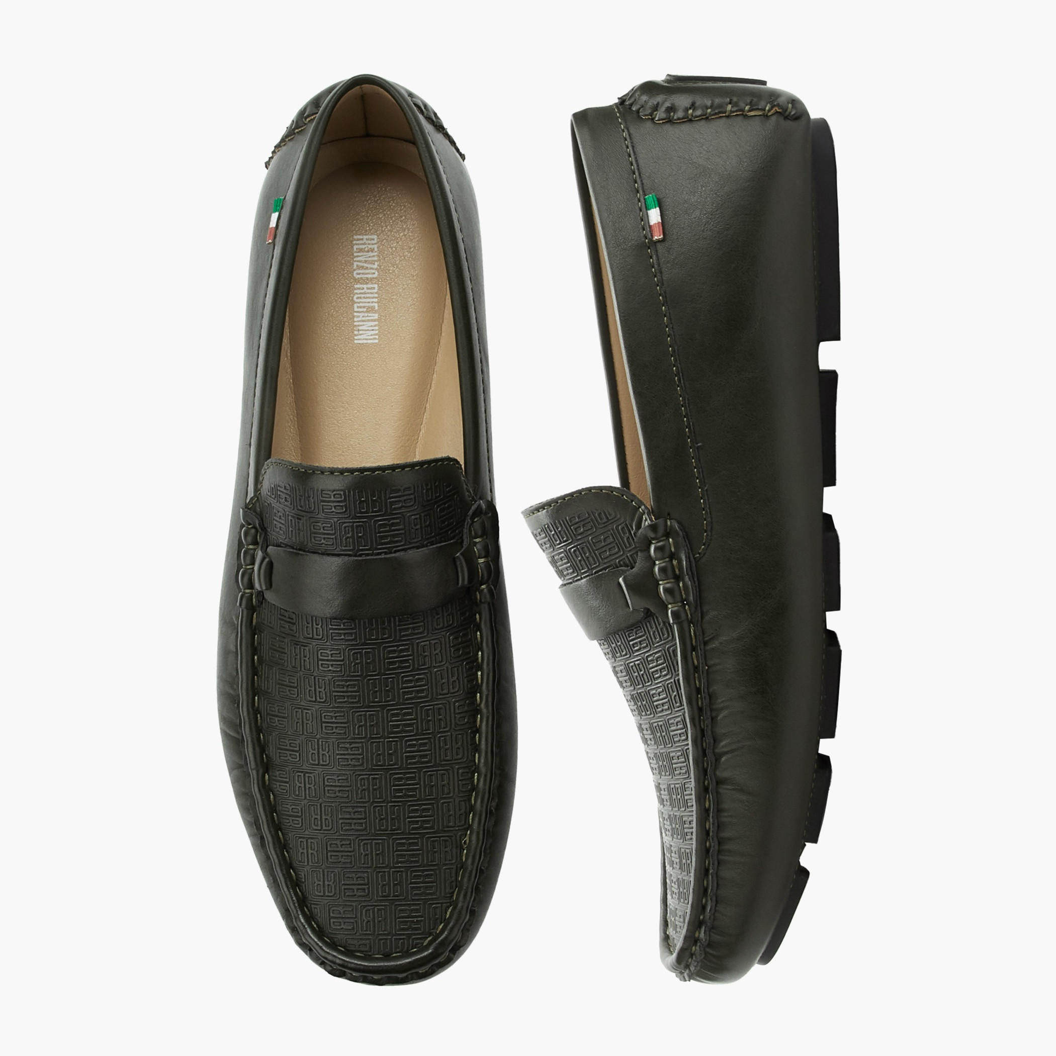 Renzo Ruganni Men Slip-On Moccasins-men-shoes-loafersandmoccasins-image-1