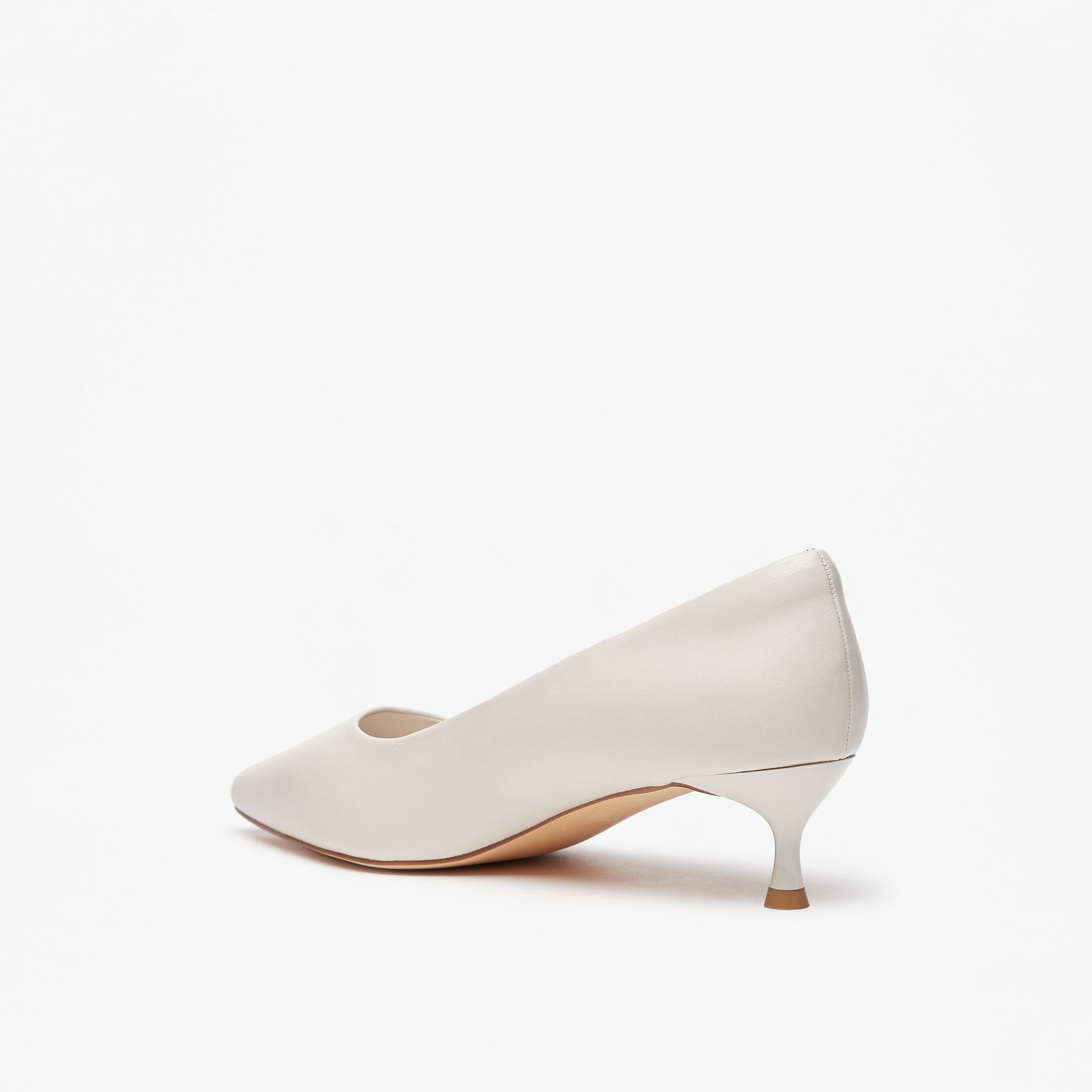 Celeste Women's Solid Slip-On Pumps with Kitten Heels-women-shoes-heels-image-2