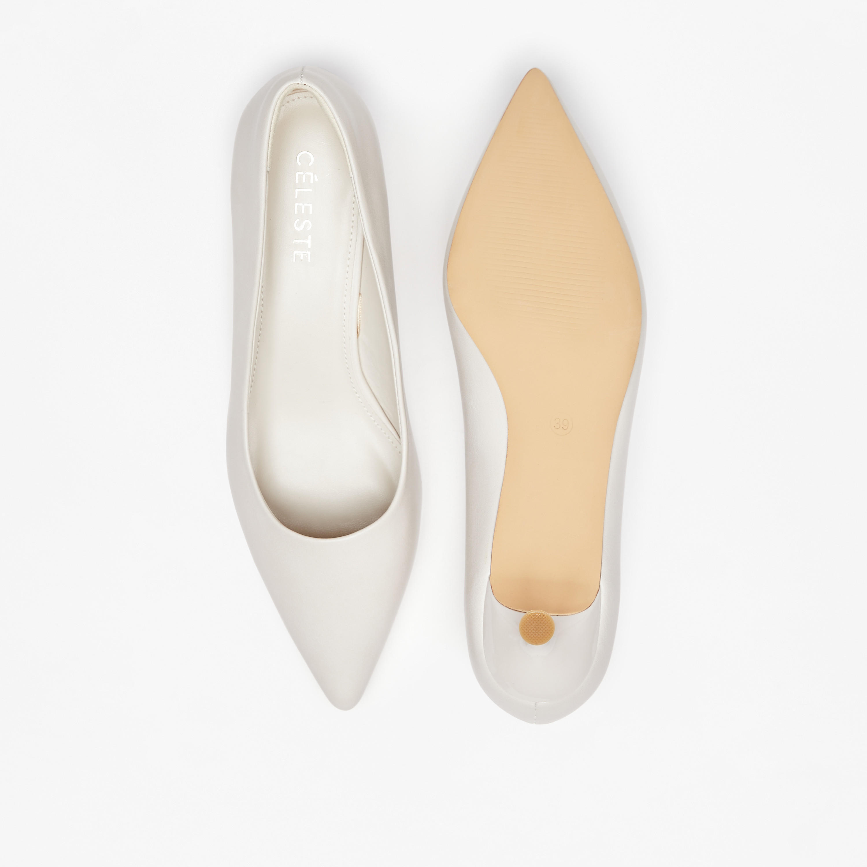 Celeste Women's Solid Slip-On Pumps with Kitten Heels-women-shoes-heels-image-4