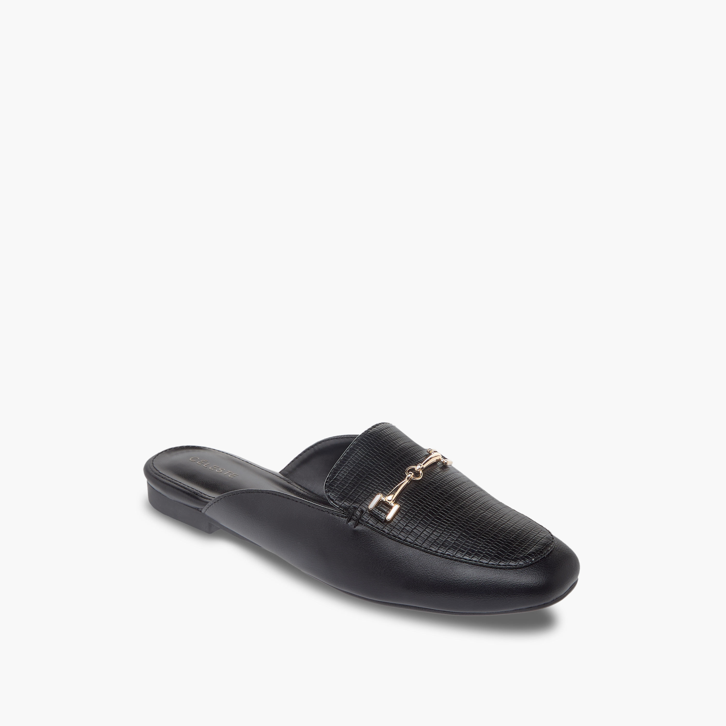 Celeste Women's Textured Slip-On Mules-women-shoes-flats-mules-image-2