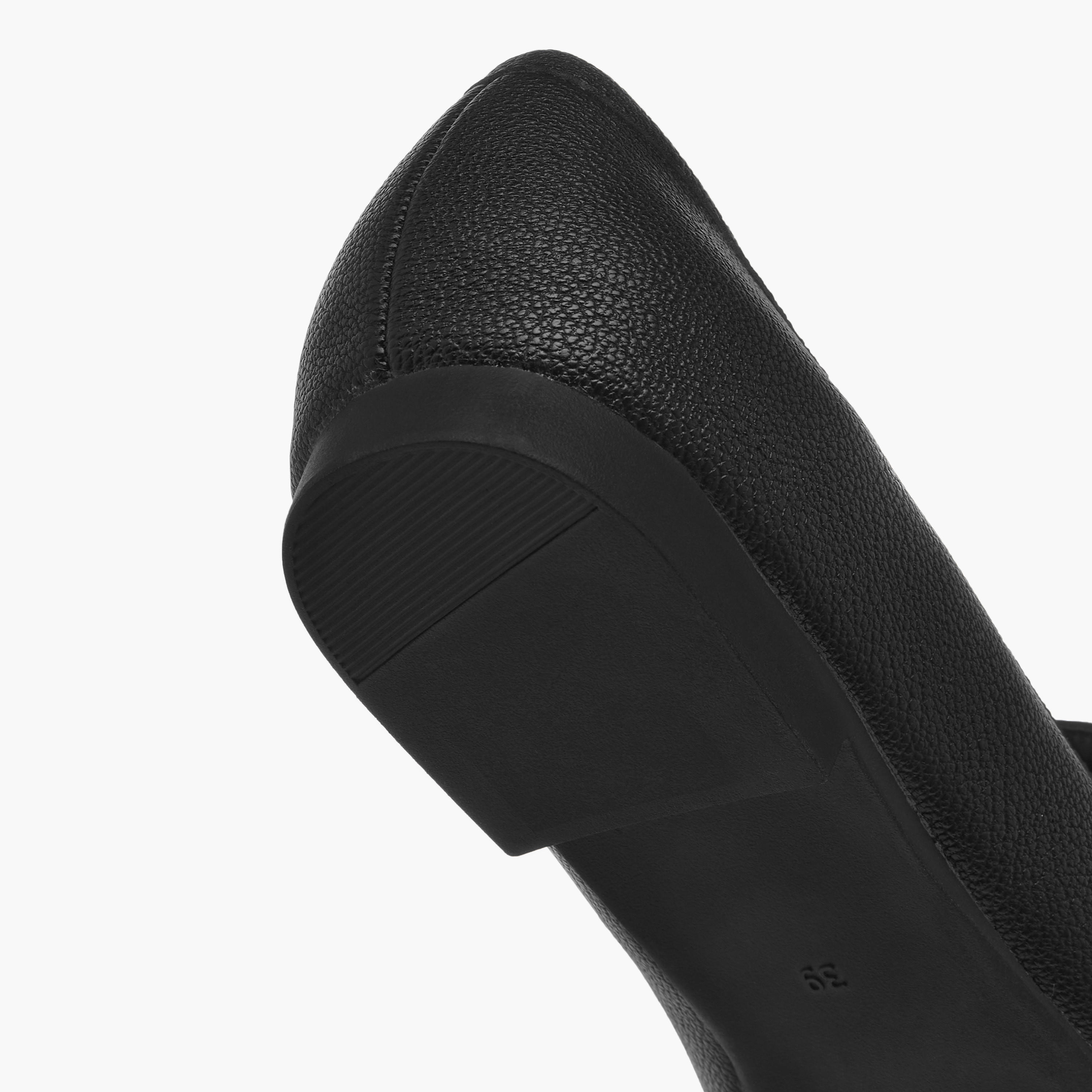 Celeste Women's Solid Slip-On Loafers with Charm Detail-women-shoes-flats-loafers-image-5