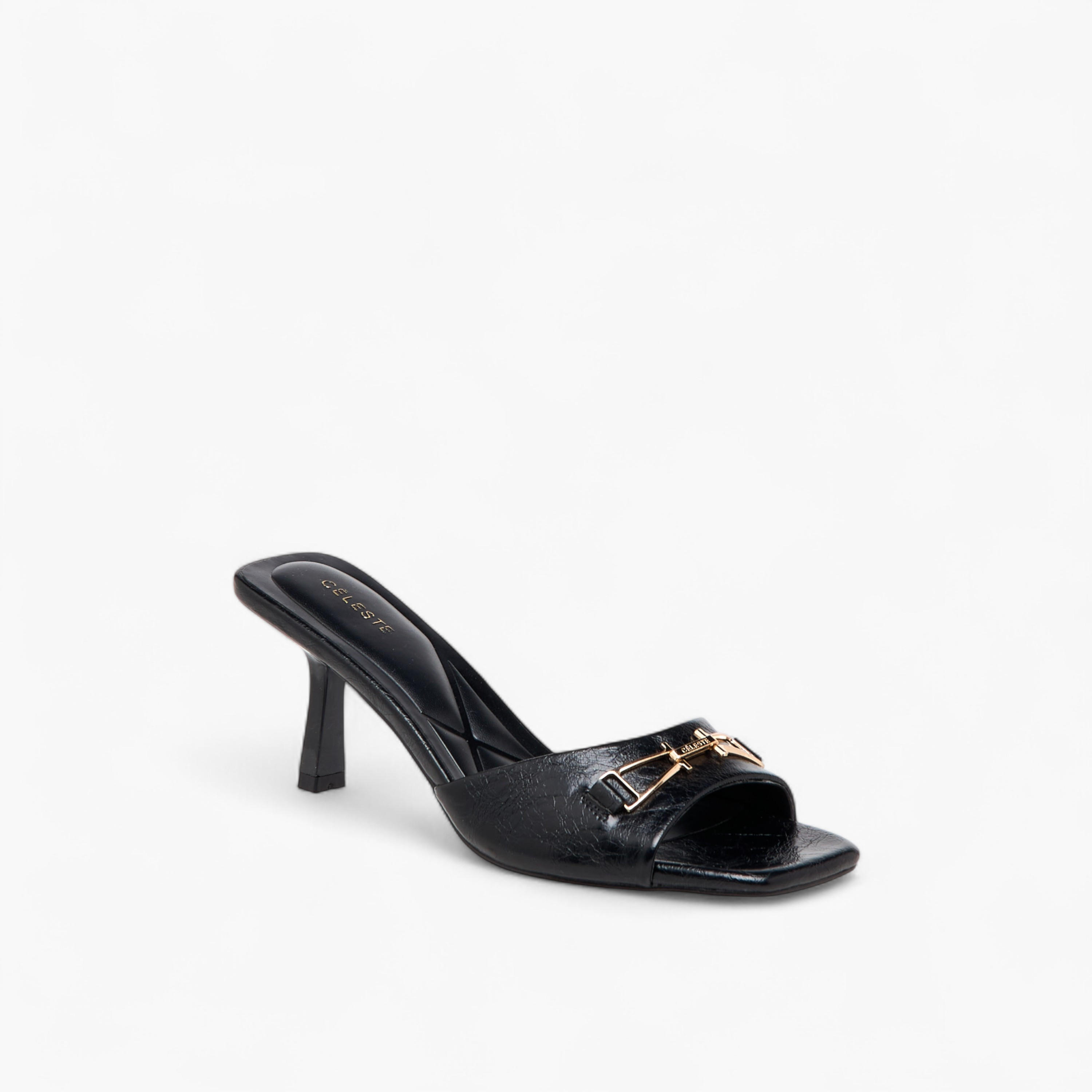 Celeste Women Buckle Detail Stiletto Heel Sandals-women-shoes-sandals-heeled-image-2