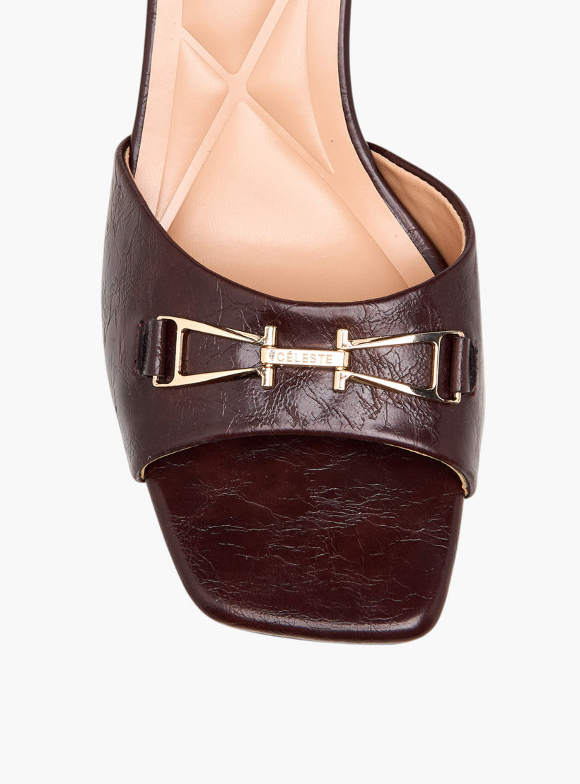 Celeste Women Buckle Detail Stiletto Heel Sandals-women-shoes-sandals-heeled-image-4