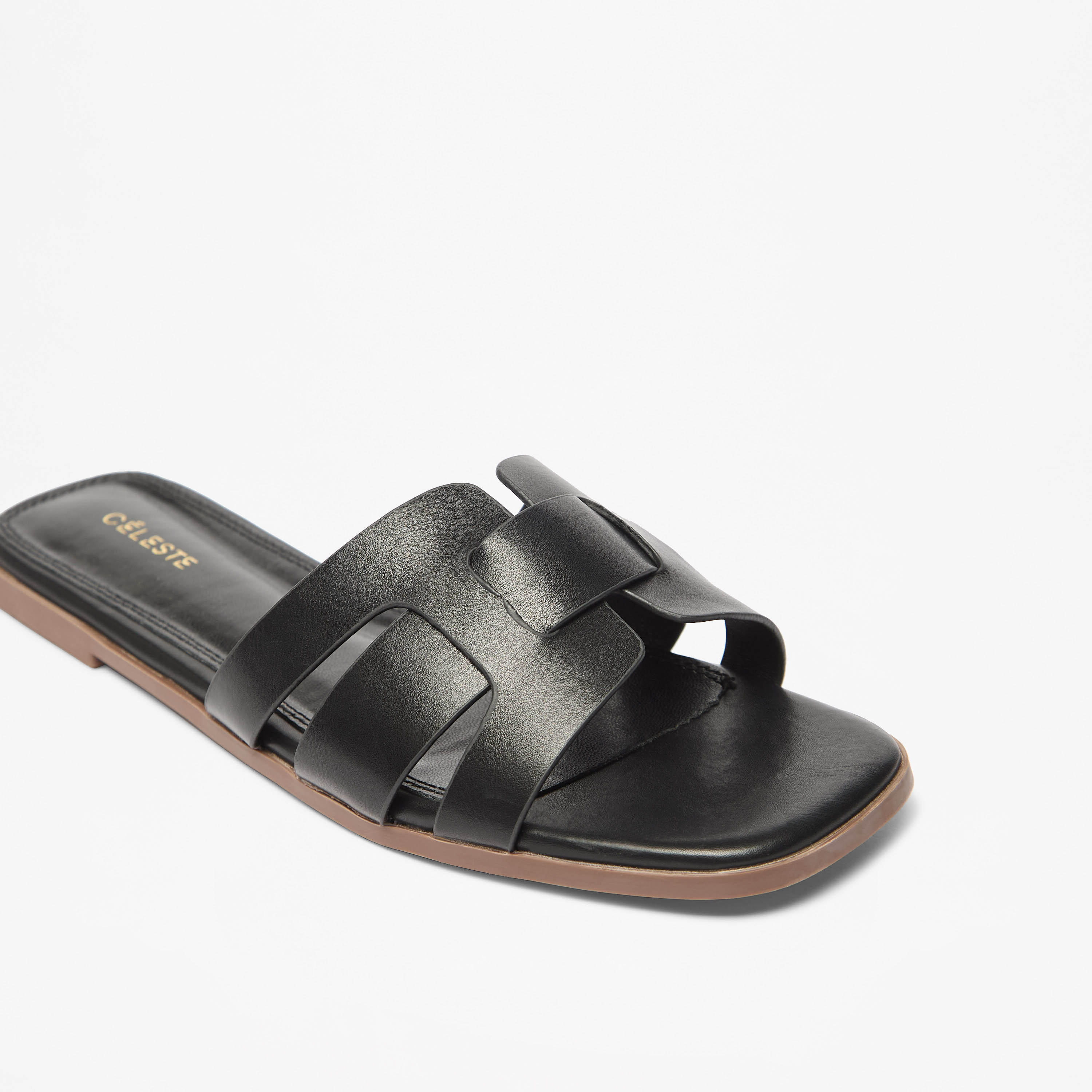 Celeste Women's Solid Slip-On Flat Sandals-women-shoes-flats-sandals-image-5