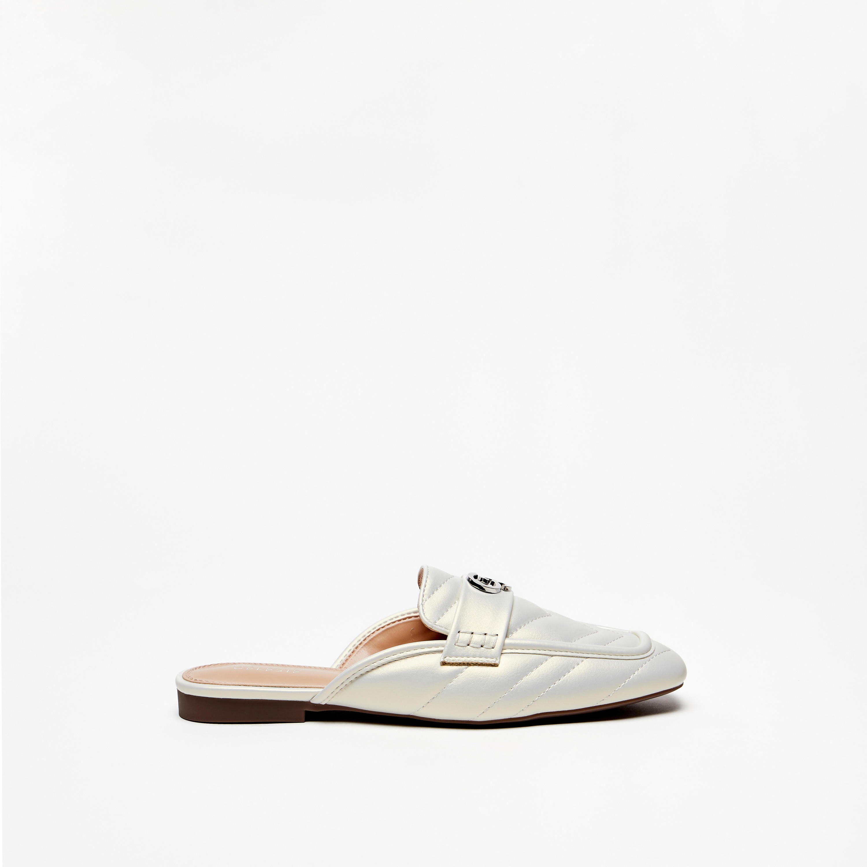 Celeste Women's Quilted Slip-On Mules-women-shoes-flats-mules-image-2