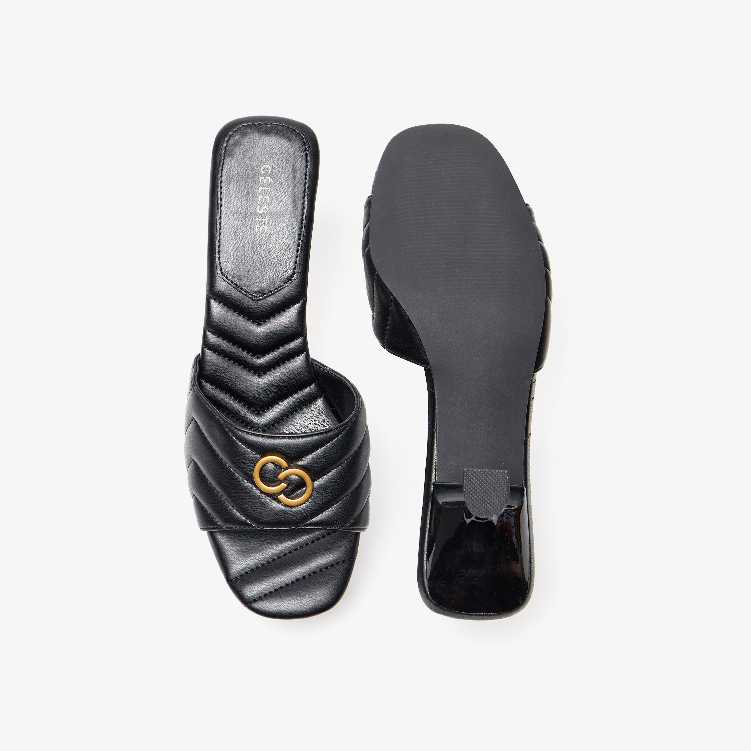 Celeste Women's Slip-On Sandals with Flared Heels-women-shoes-sandals-heeled-image-4