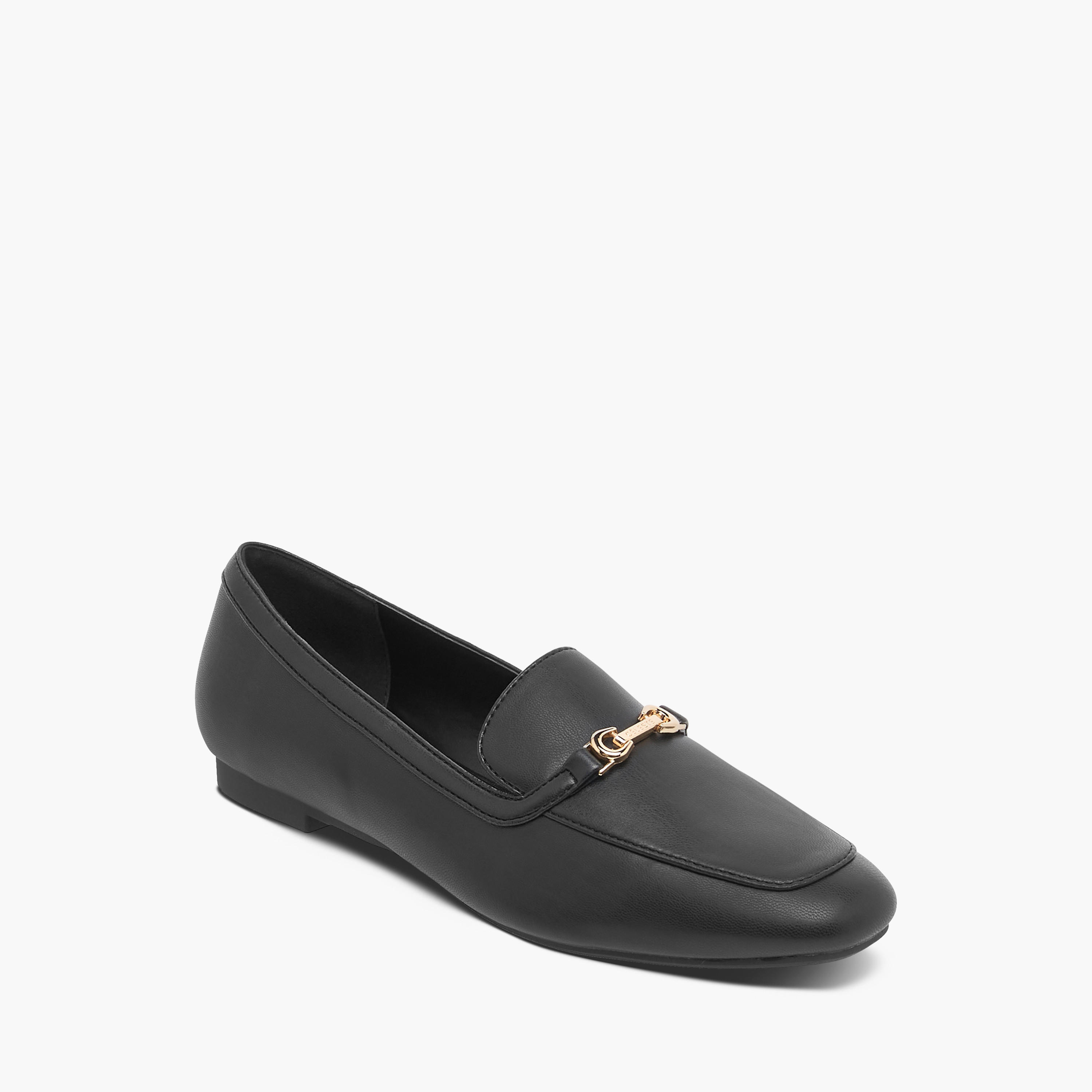 حذاء باليرينا سهل الارتداء بزينة معدنية للنساء من سيليست-women-shoes-flats-loafers-image-2