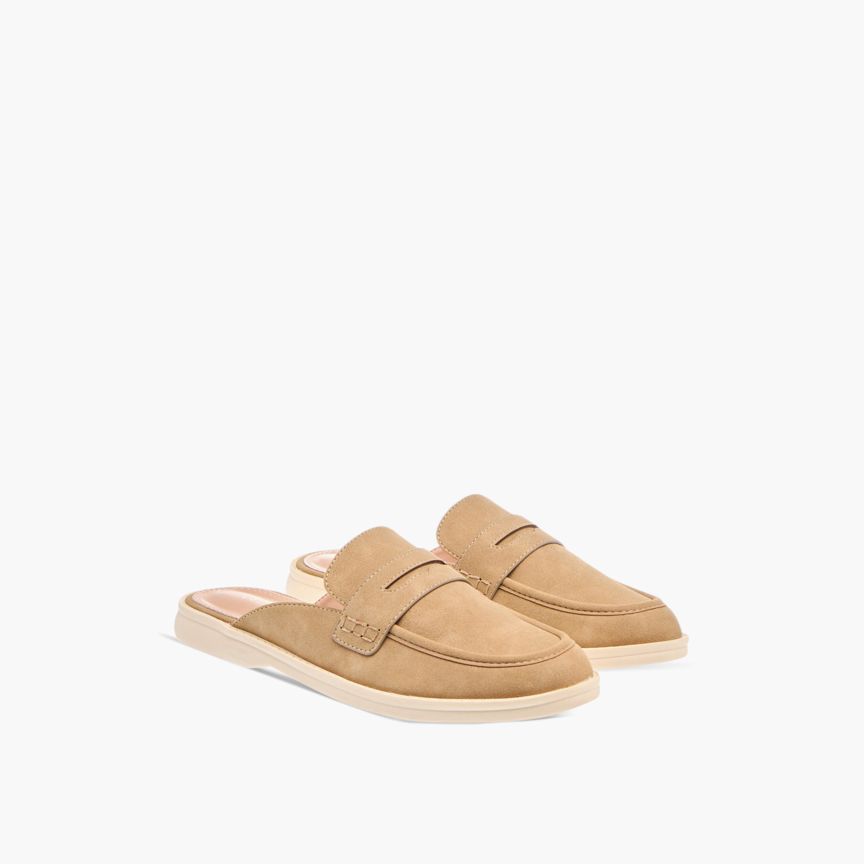 Celeste Women's Solid Slip-On Mules-women-shoes-flats-mules-image-1