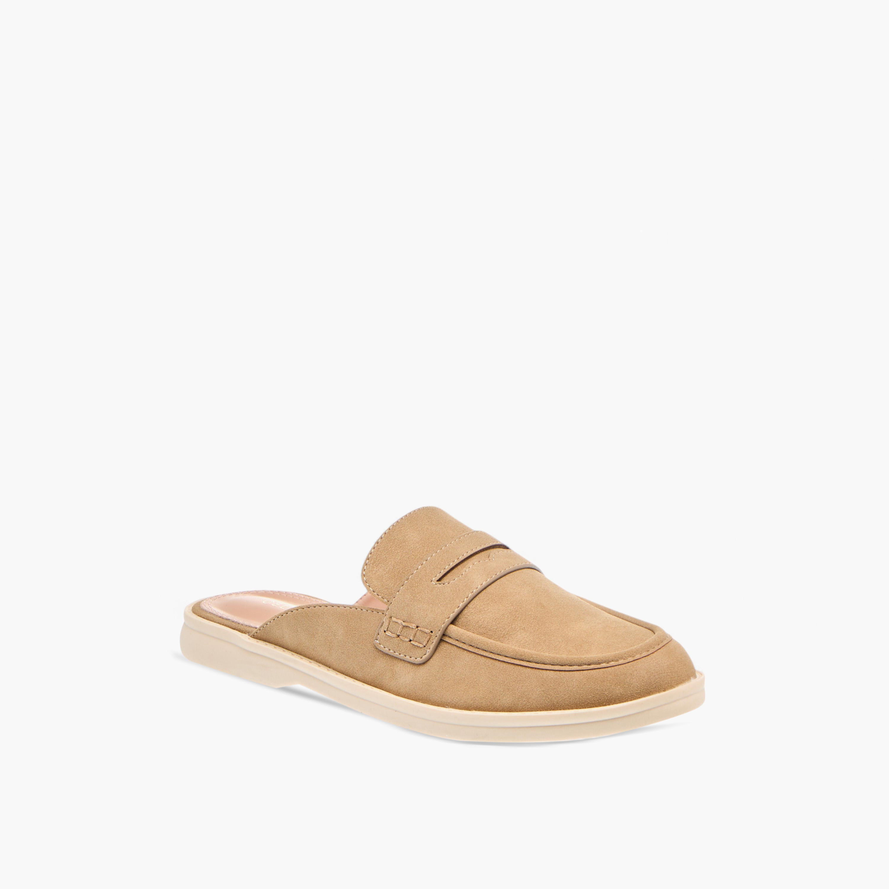 Celeste Women's Solid Slip-On Mules-women-shoes-flats-mules-image-2