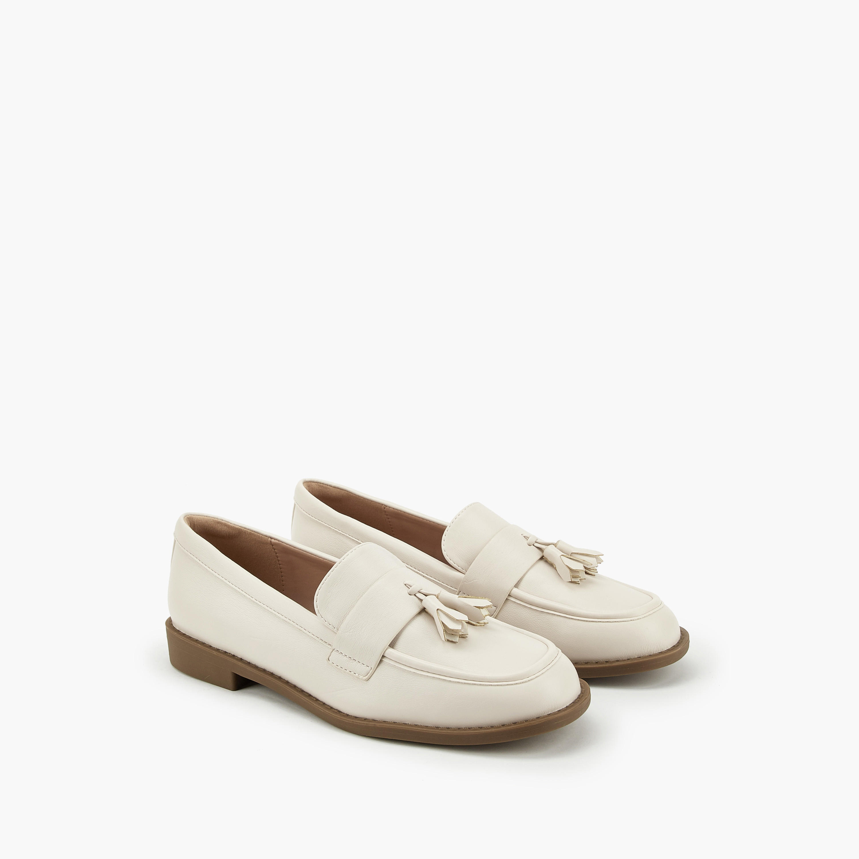 Paprika Tassel Accent Slip-On Loafers-women-shoes-flats-loafers-image-1
