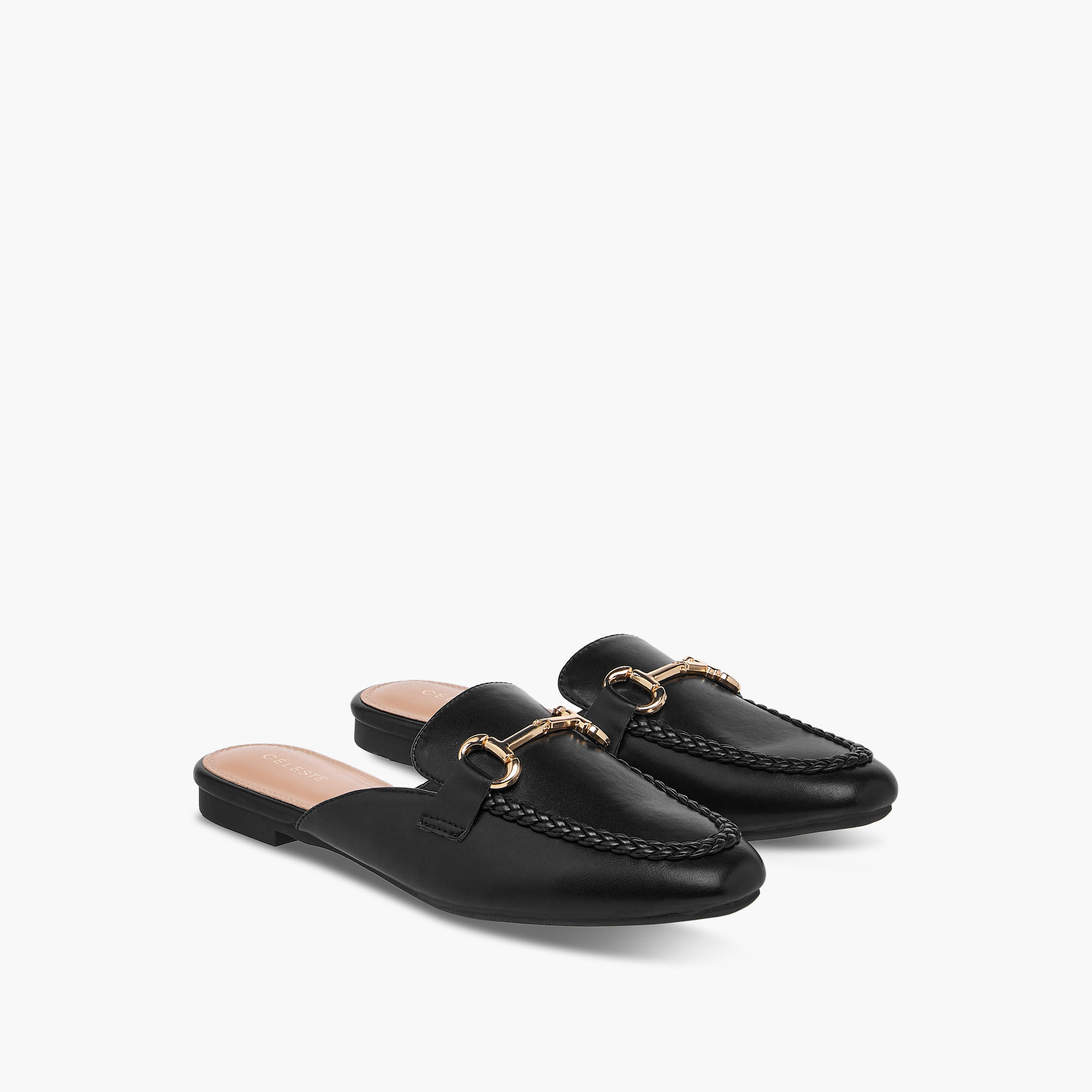 Celeste Women's Metal Accent Slip-On Mules-women-shoes-flats-mules-image-1