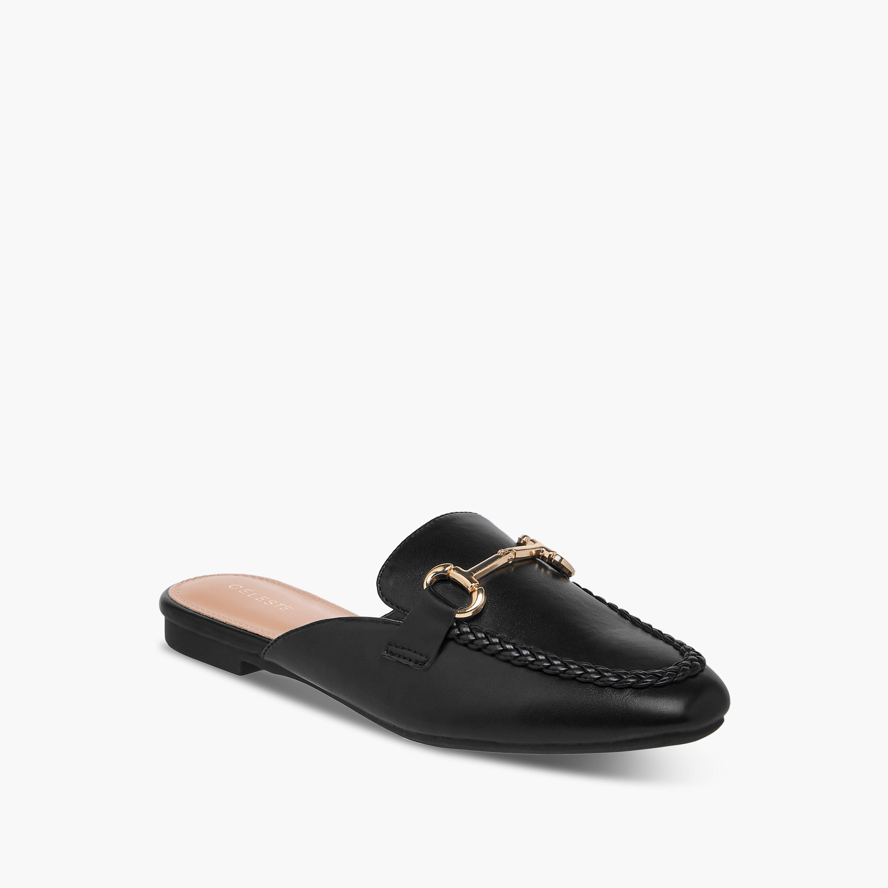 Celeste Women's Metal Accent Slip-On Mules-women-shoes-flats-mules-image-2