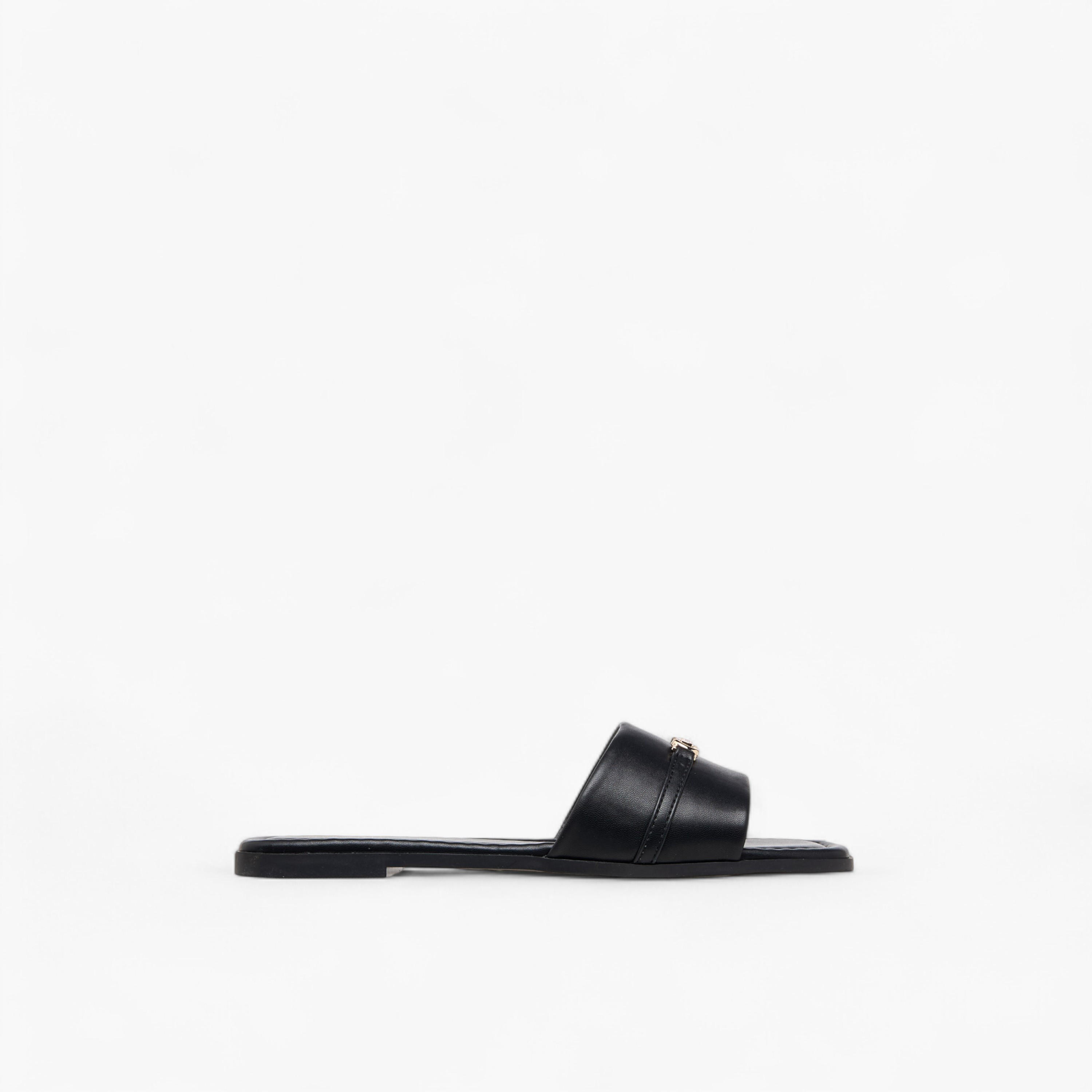 Celeste Women's Buckle Detail Slip-On Sandals-women-shoes-flats-sandals-image-3