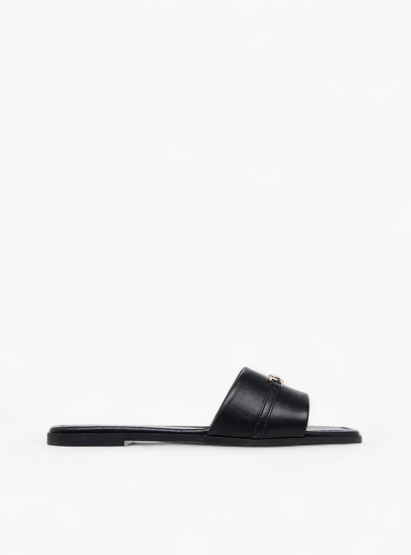 Celeste Women's Buckle Detail Slip-On Sandals-women-shoes-flats-sandals-image-3