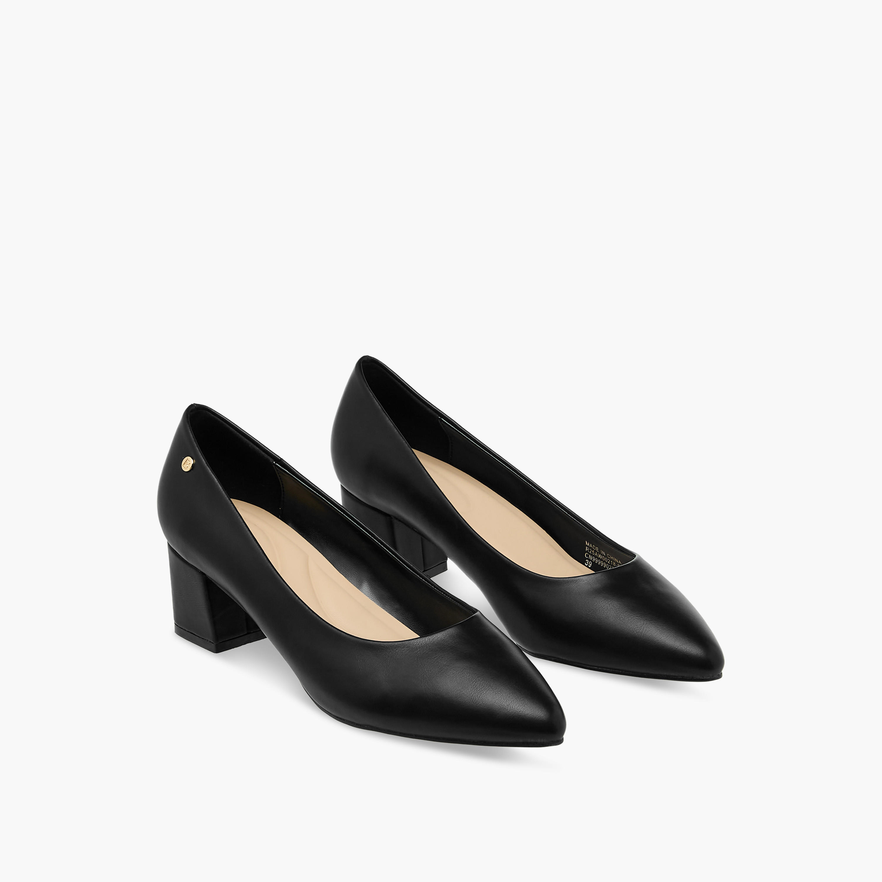 Flora Bella Women Pointed Toe Block Heel Pumps-women-shoes-heels-image-1