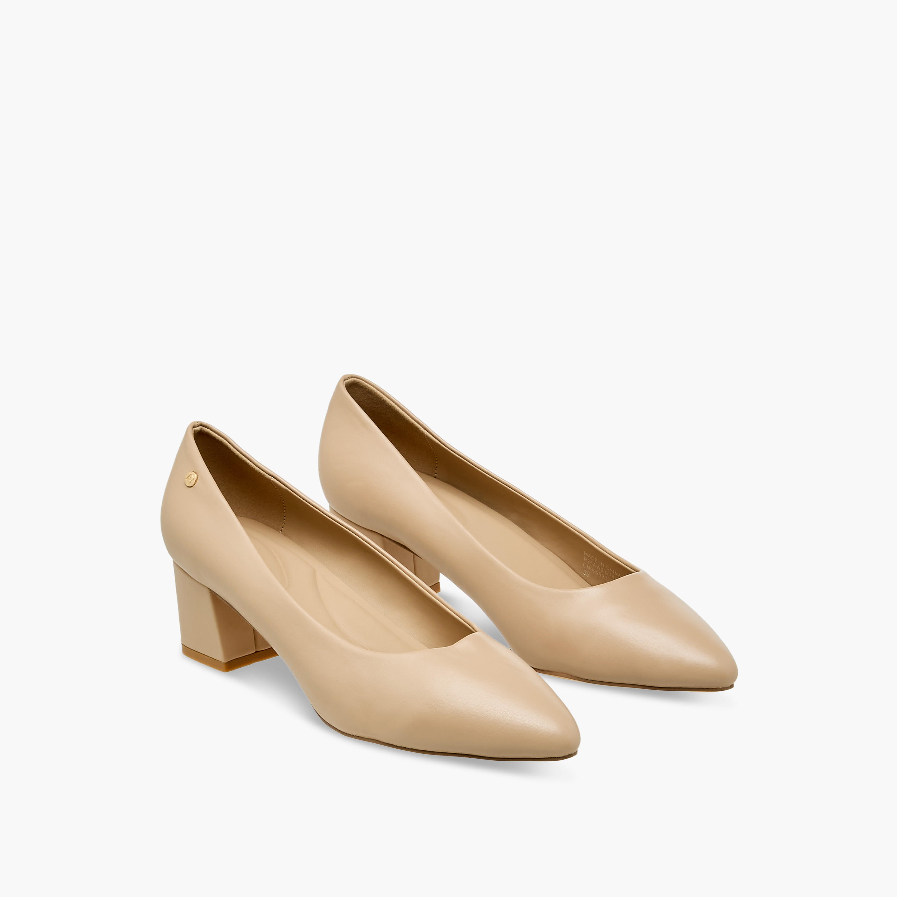 Flora Bella Women Pointed Toe Block Heel Pumps-women-shoes-heels-image-1