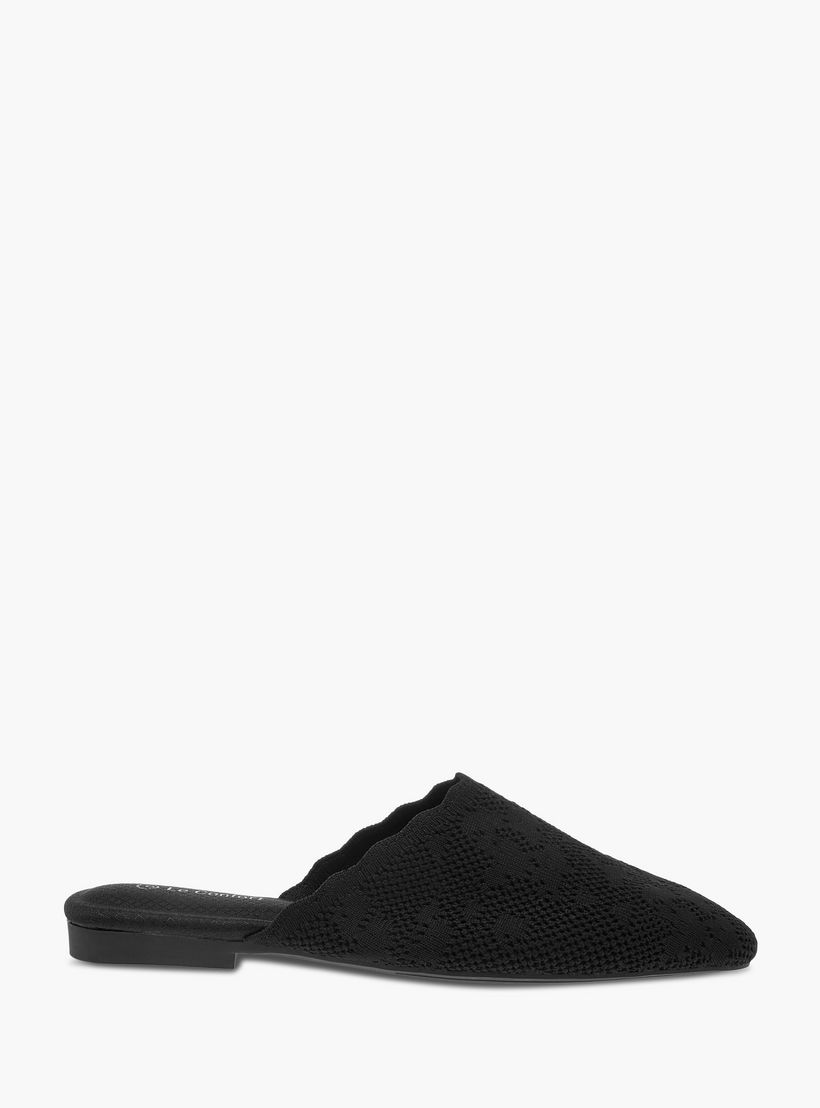 Le Confort Textured Slip-On Comfort Mules-women-shoes-flats-mules-image-3