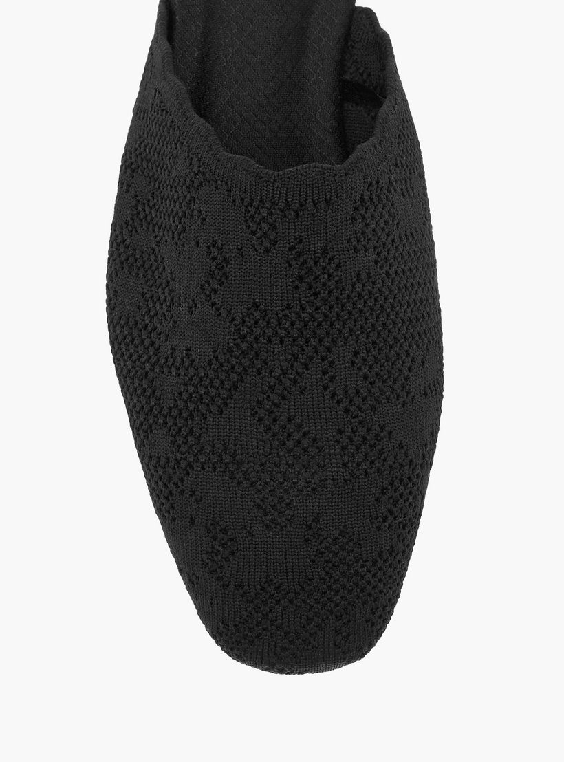 Le Confort Textured Slip-On Comfort Mules-women-shoes-flats-mules-image-4