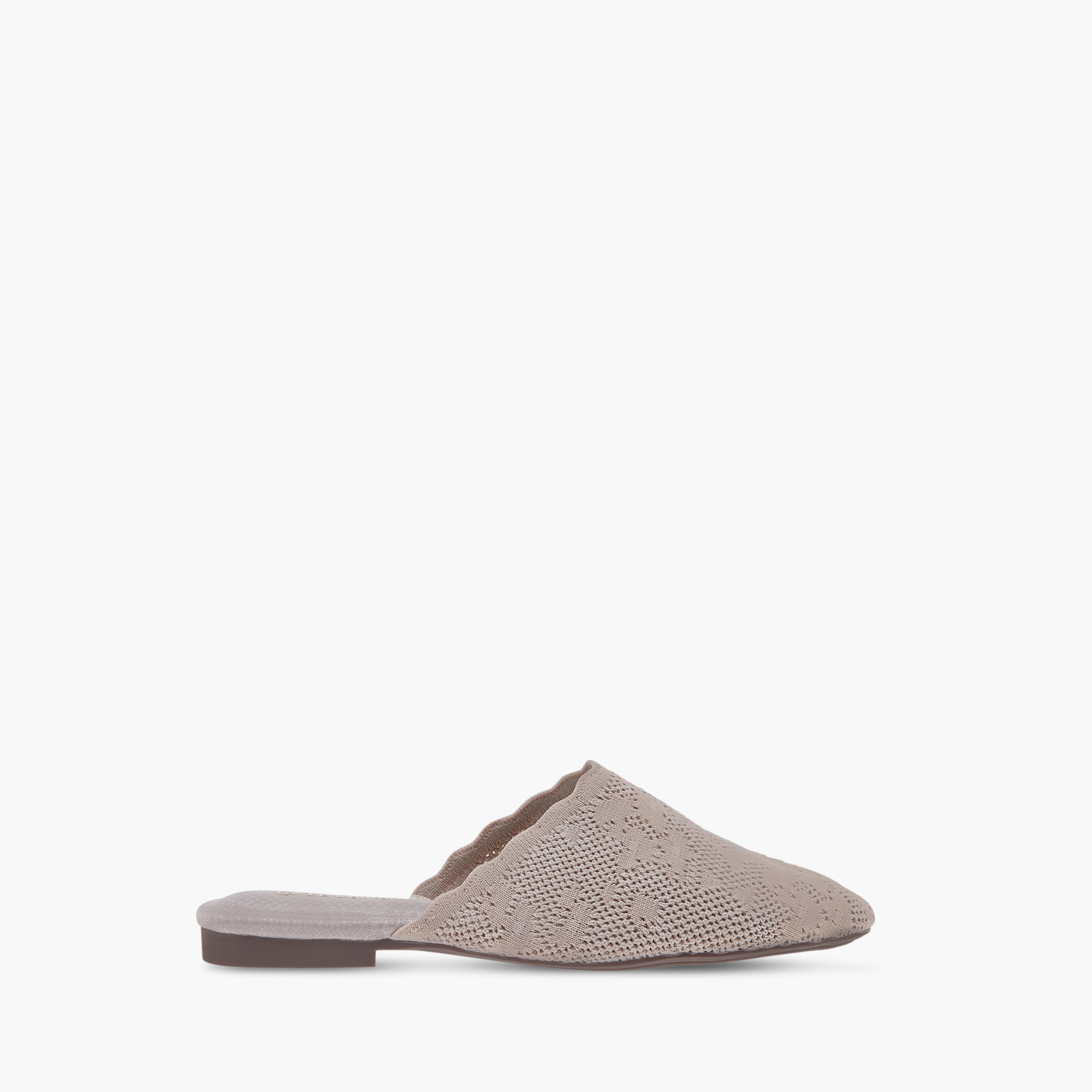 Le Confort Textured Slip-On Comfort Mules-women-shoes-flats-mules-image-3