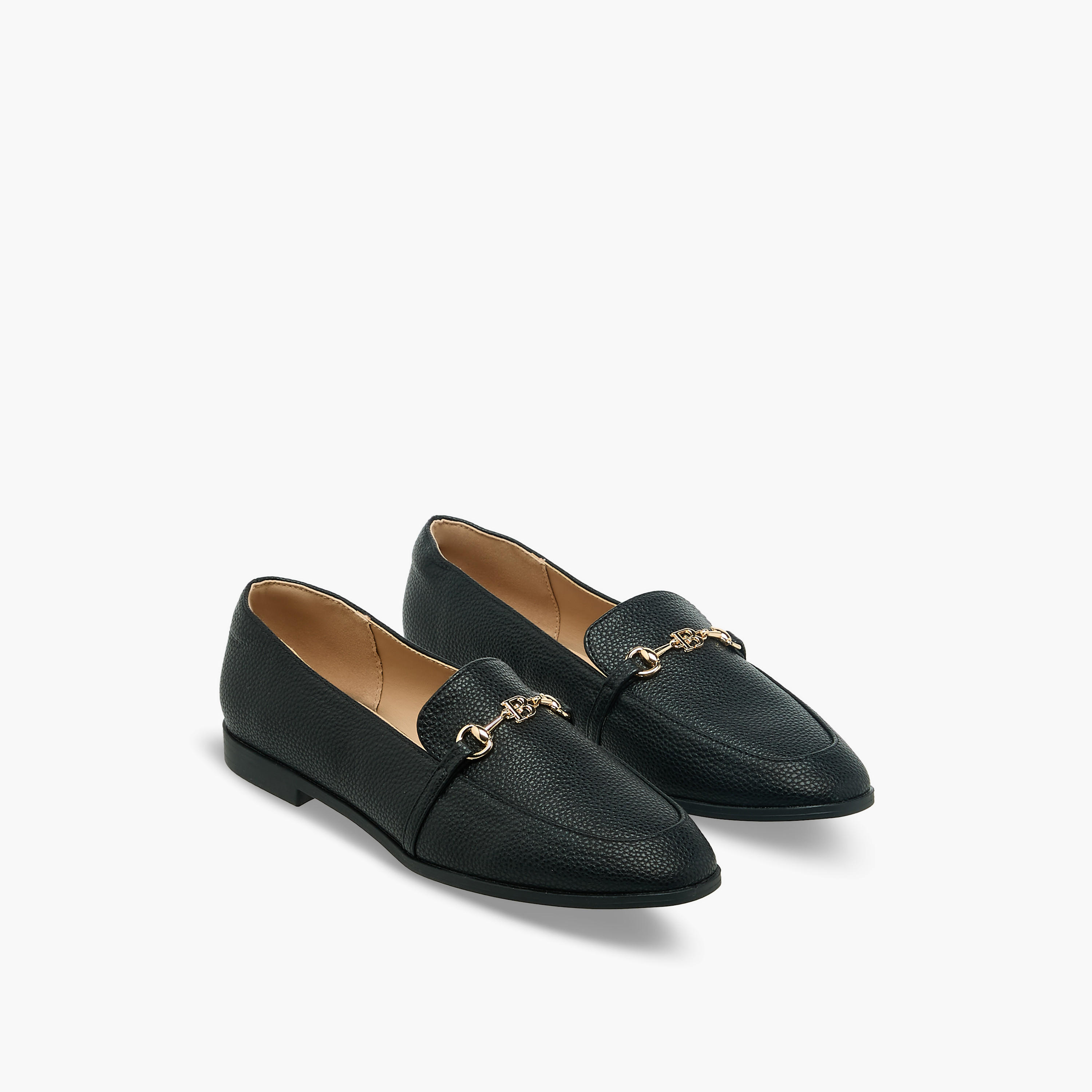 Flora Bella Women Textured Slip-On Loafers-women-shoes-loafersandmoccasins-image-1