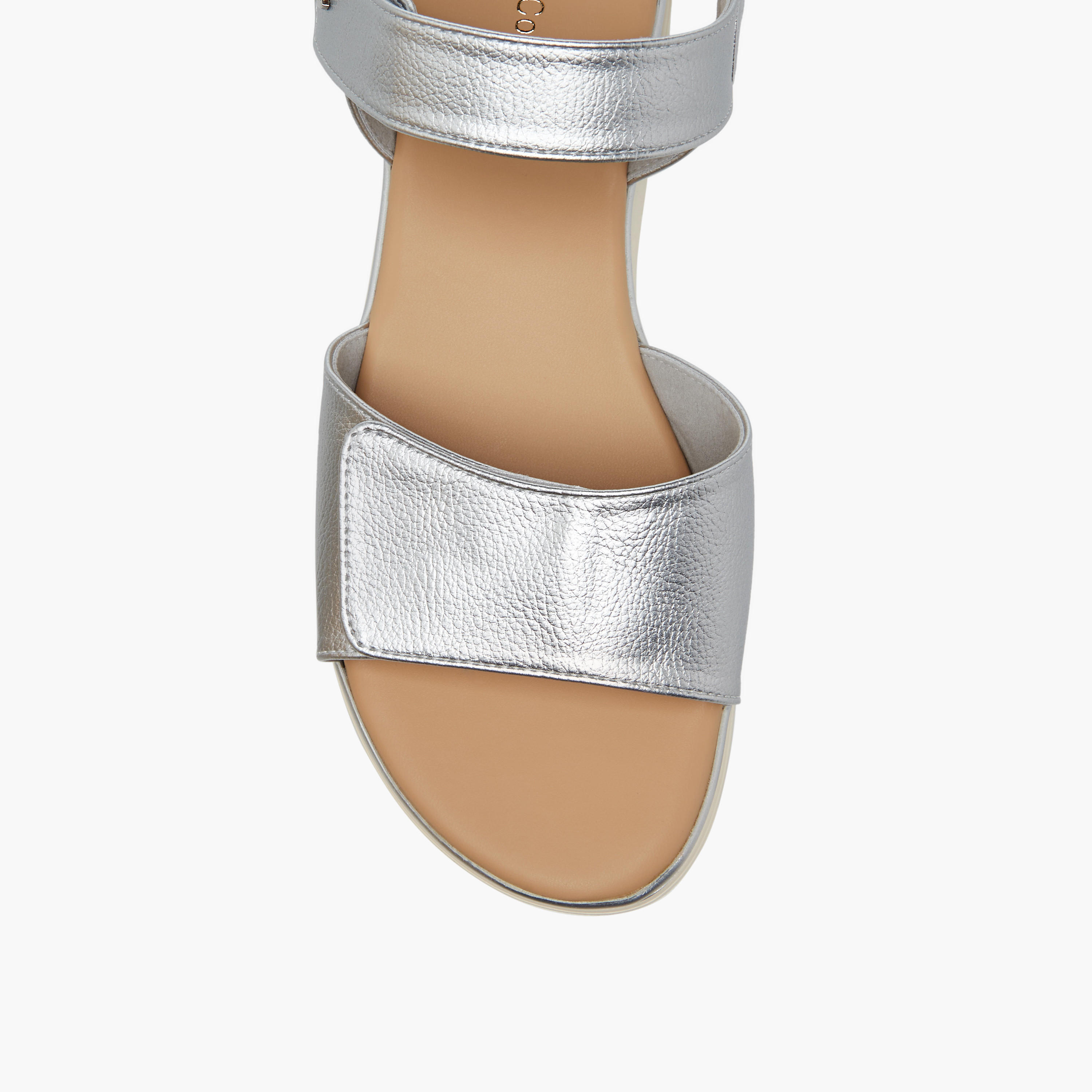 Le Confort Solid Strap Comfort Sandals with Platform Heels and Hook and Loop Closure-women-shoes-sandals-heeled-image-4