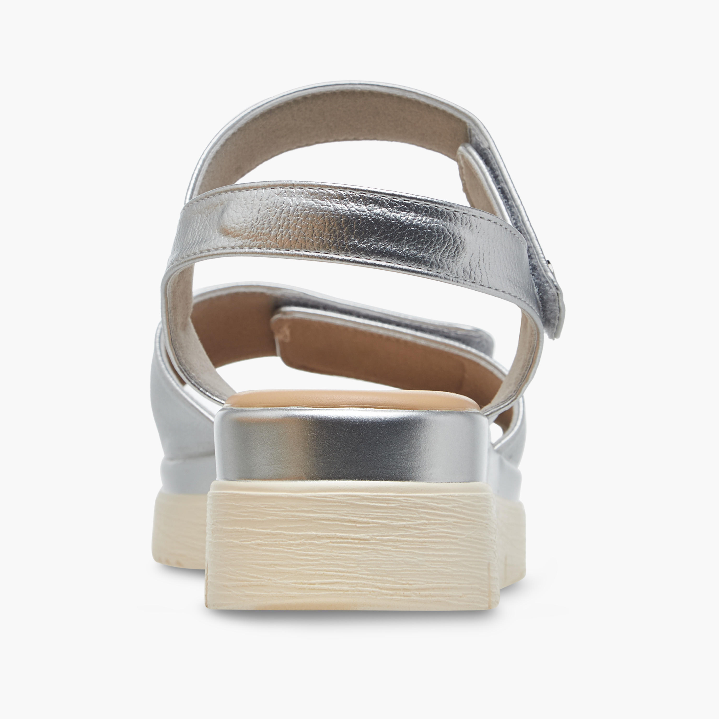 Le Confort Solid Strap Comfort Sandals with Platform Heels and Hook and Loop Closure-women-shoes-sandals-heeled-image-5