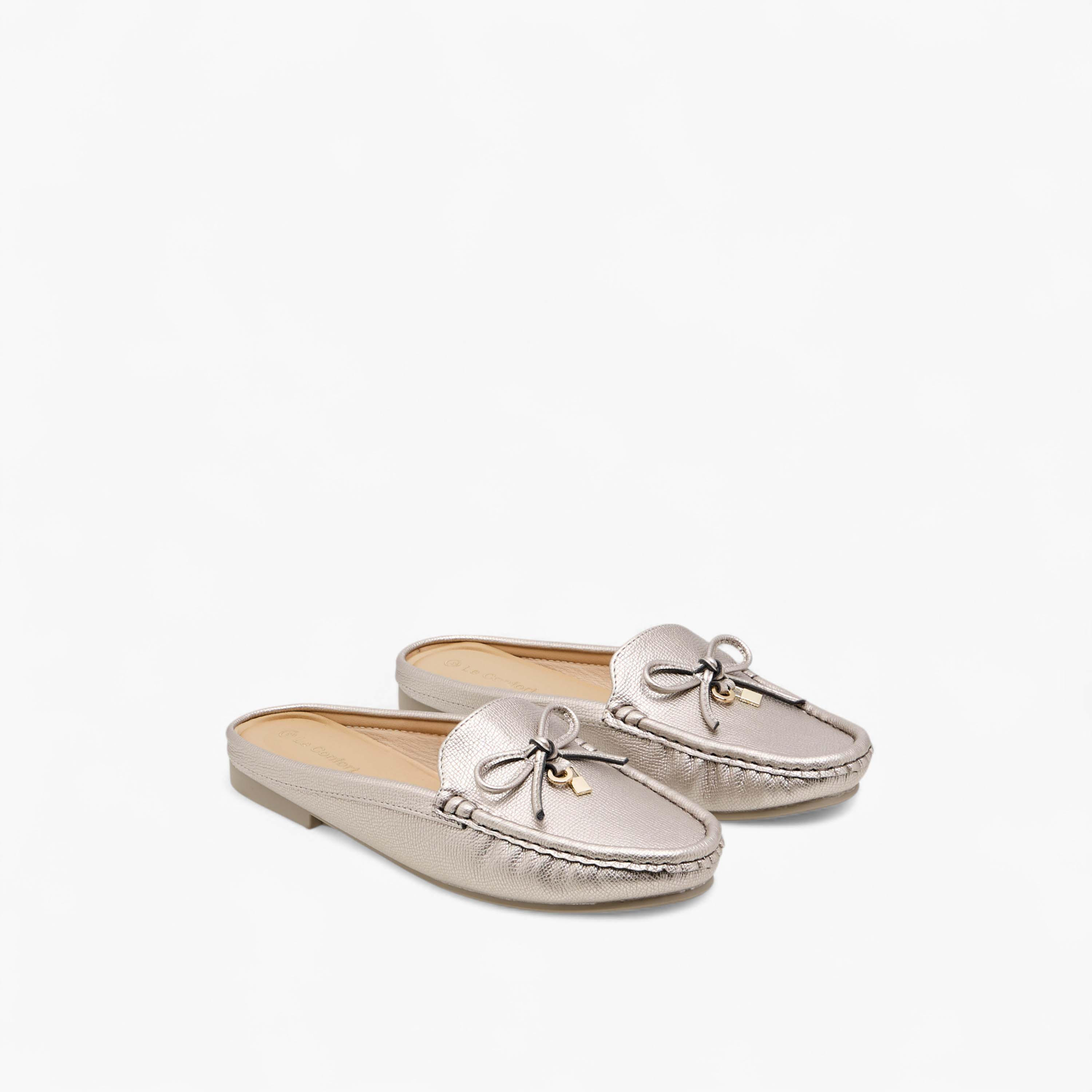 Le Confort Bow Accent Slip-On Mules-women-shoes-flats-mules-image-1