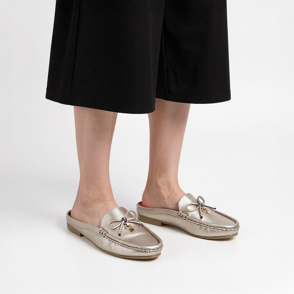 Le Confort Bow Accent Slip-On Mules-women-shoes-flats-mules-image-2