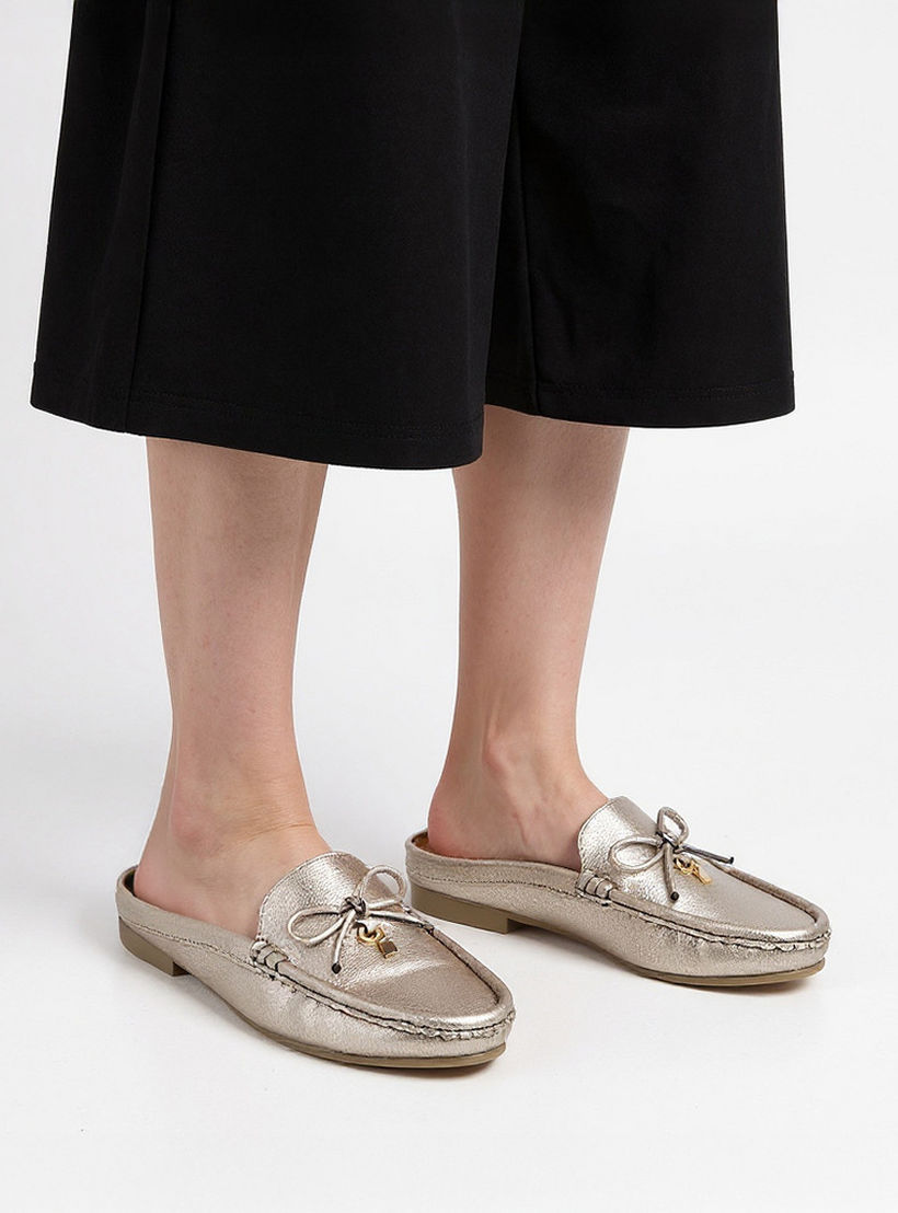 Le Confort Bow Accent Slip-On Mules-women-shoes-flats-mules-image-2