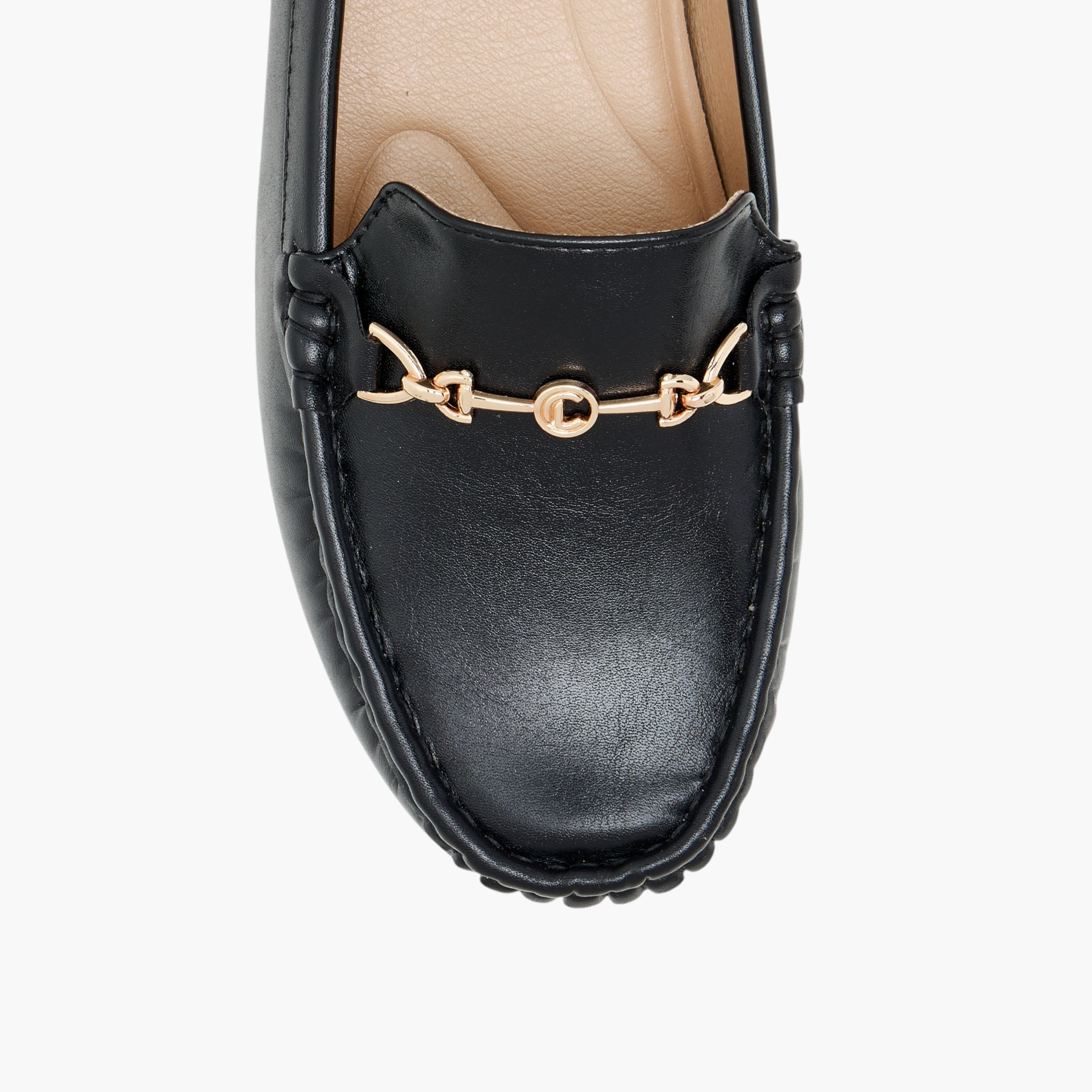 Le Confort Metal Accent Wedge Heel Loafers-women-shoes-loafersandmoccasins-image-4